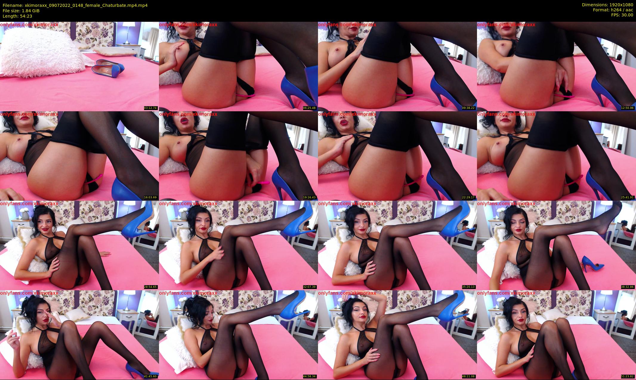 xkimoraxx — 55 minute Chaturbate female cam show recording, 1080p, Jul 9, 2022
