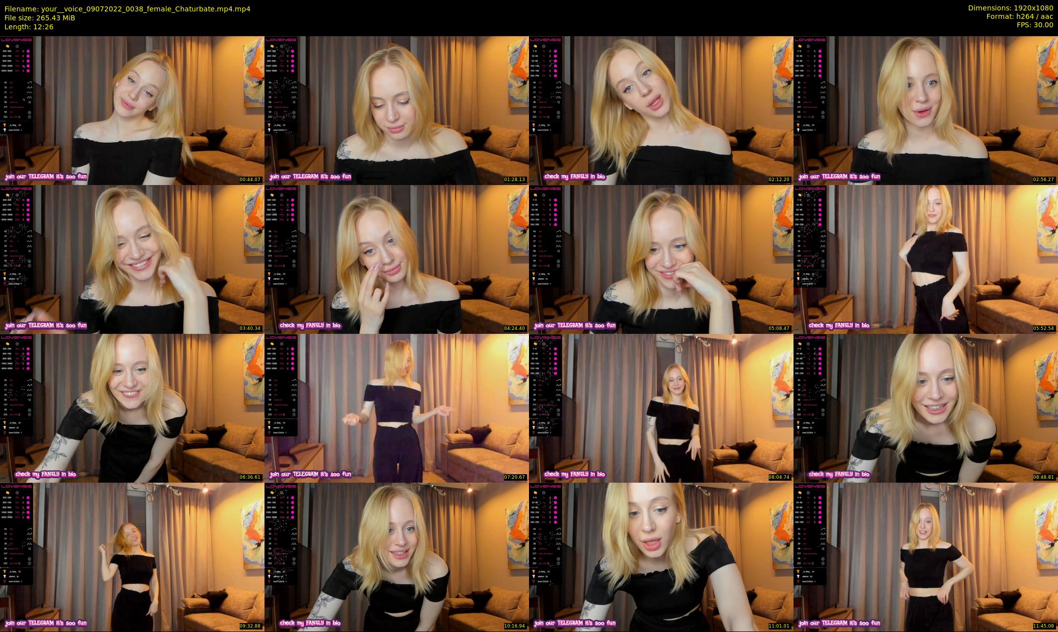 your__voice — 13 minute Chaturbate female cam show recording, 1080p, Jul 9, 2022