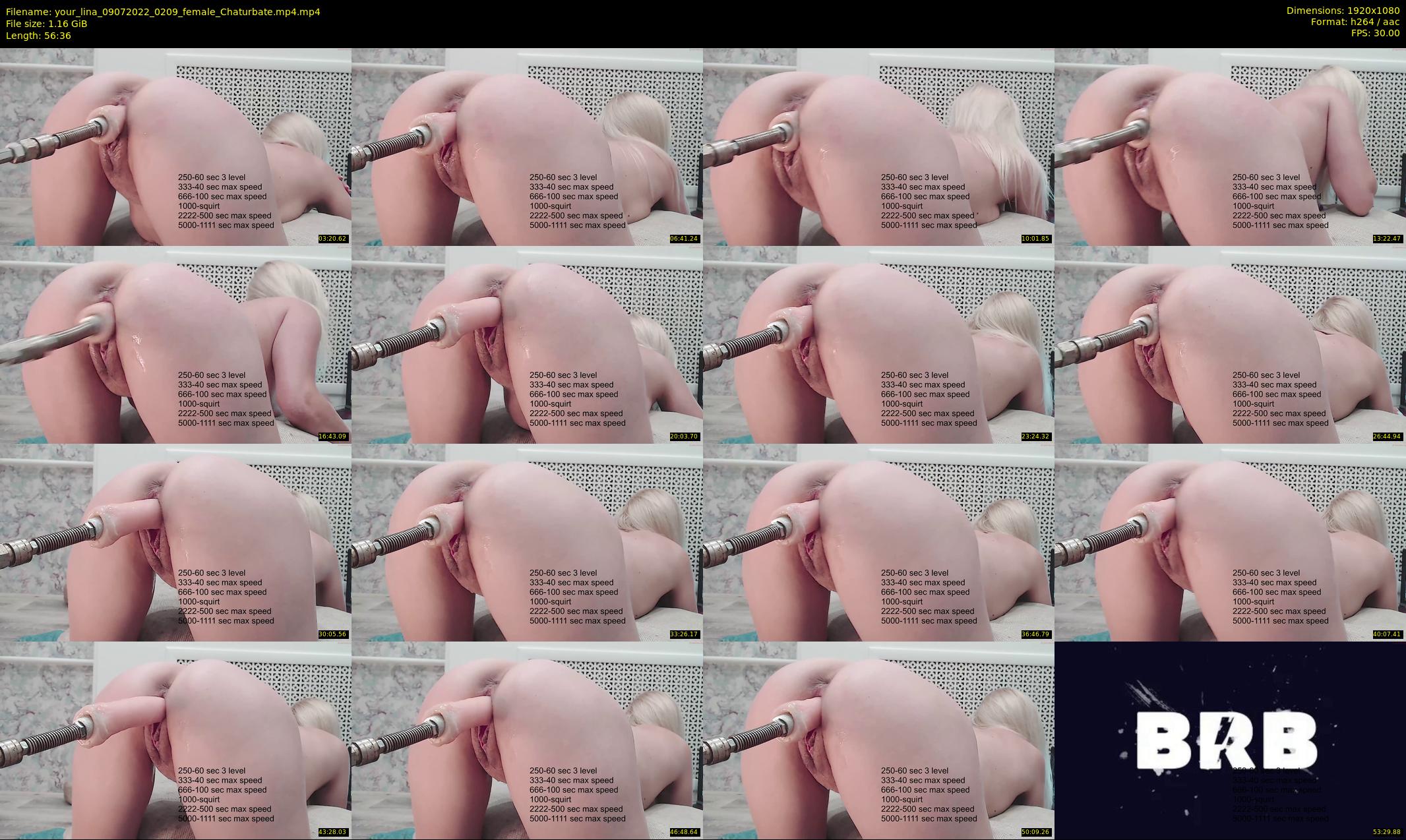 your_lina — 57 minute Chaturbate female cam show recording, 1080p, Jul 9, 2022