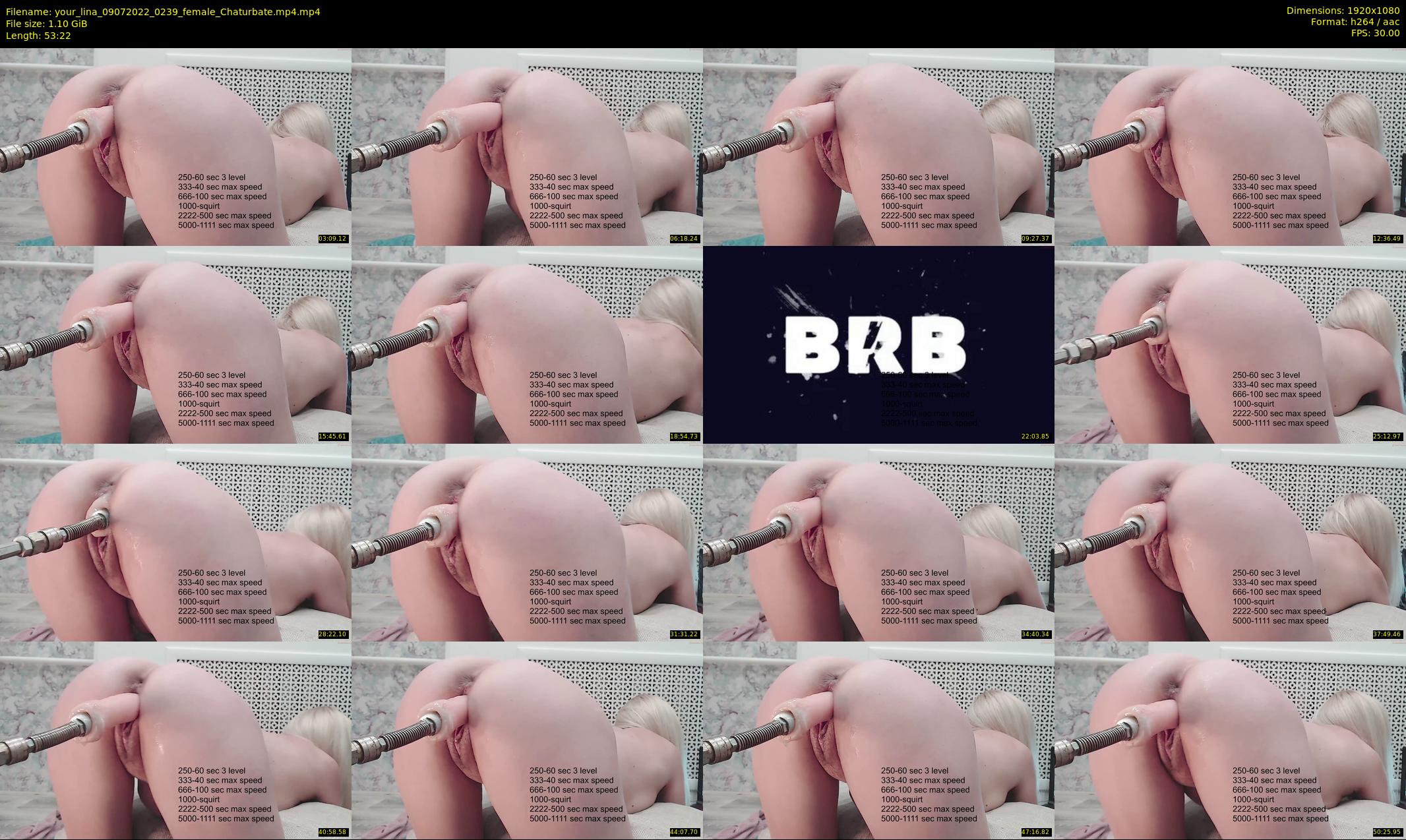 your_lina — 54 minute Chaturbate female cam show recording, 1080p, Jul 9, 2022