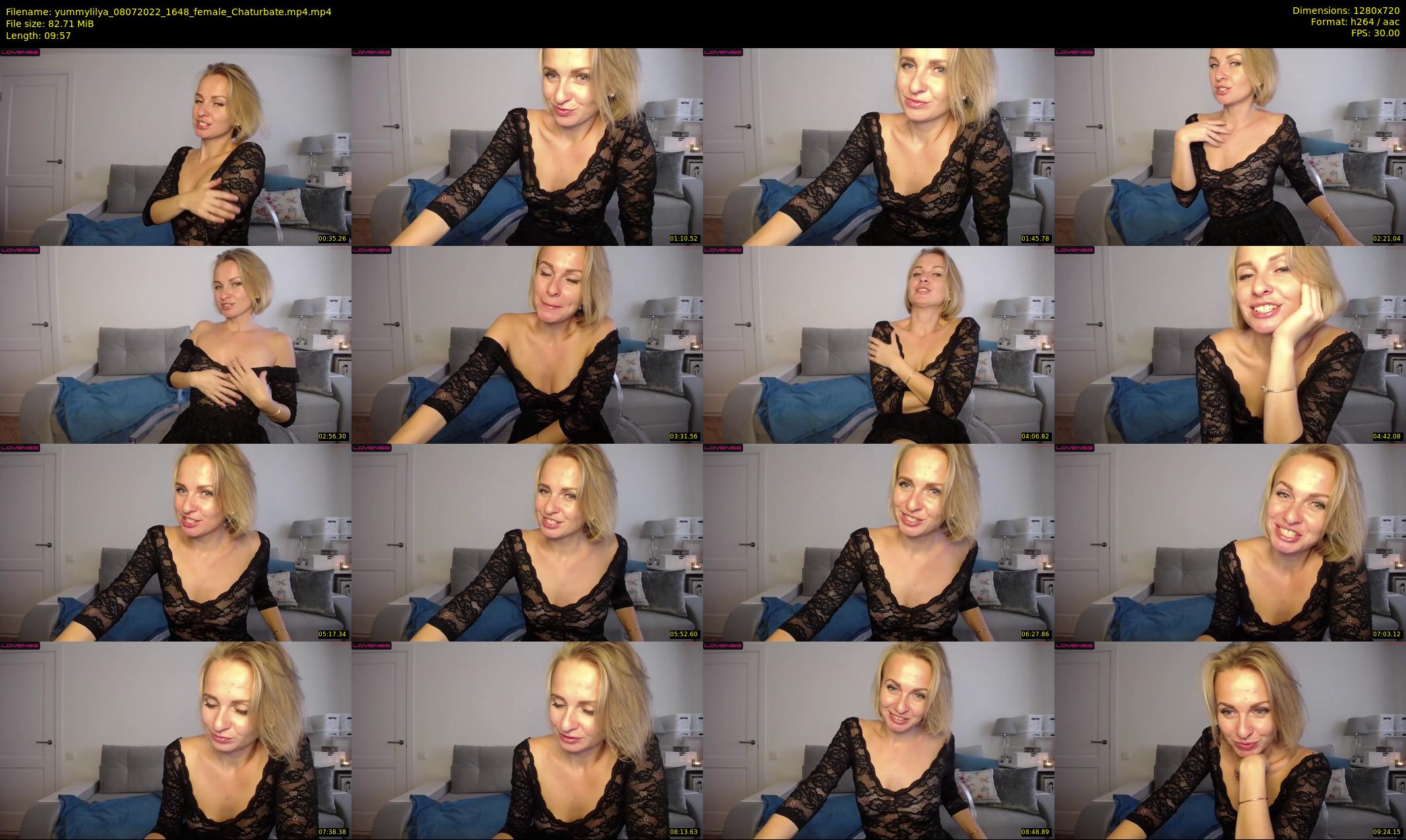 yummylilya — 10 minute Chaturbate female cam show recording, 720p, Jul 8, 2022