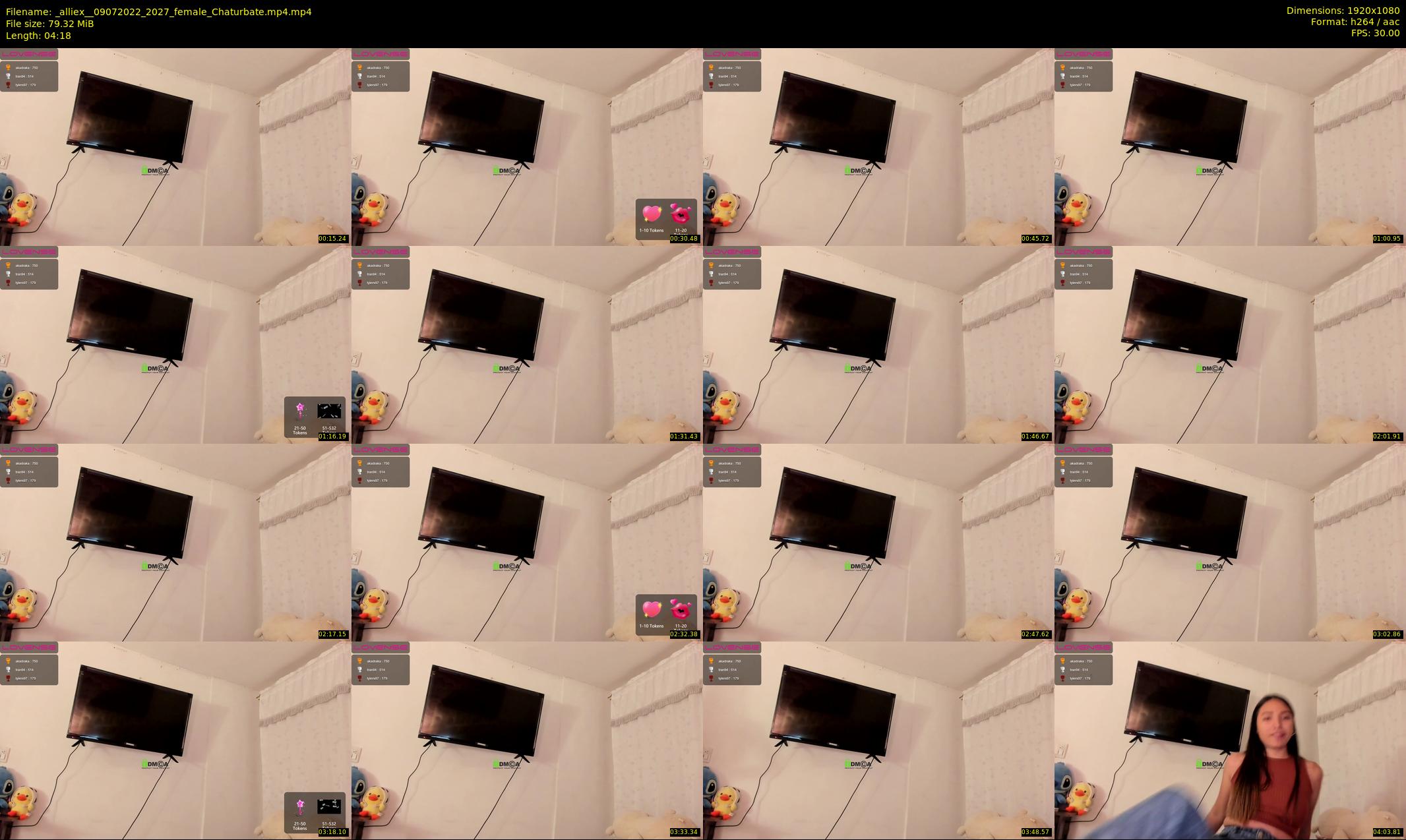 _alliex_ — 5 minute Chaturbate female cam show recording, 1080p, Jul 9, 2022