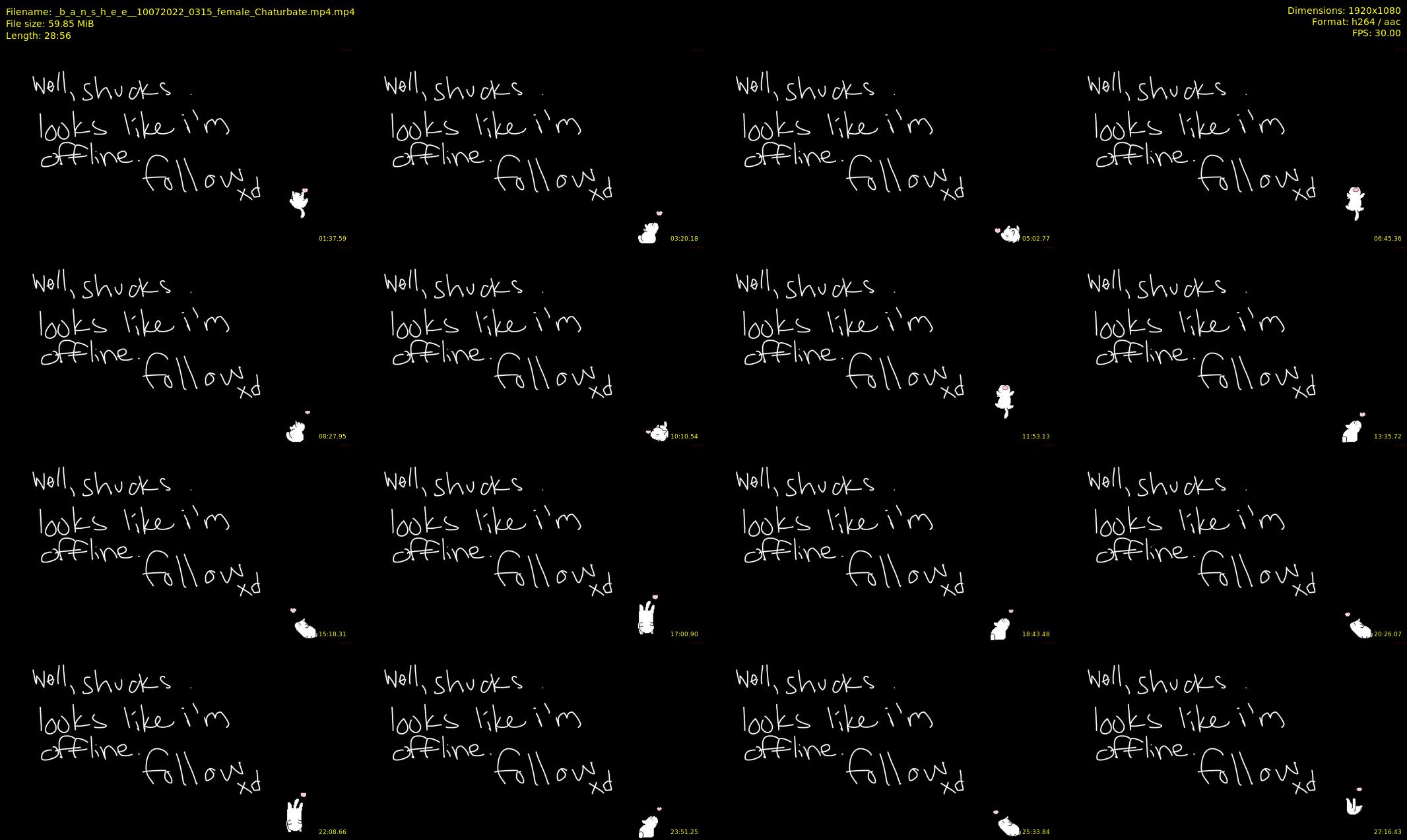 _b_a_n_s_h_e_e_ — 29 minute Chaturbate female cam show recording, 1080p, Jul 10, 2022