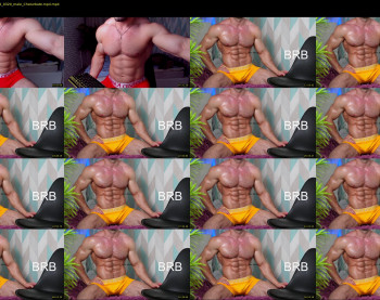 adam_muscle_ — 64 minute Chaturbate male cam show recording, 1080p, Jul 10, 2022