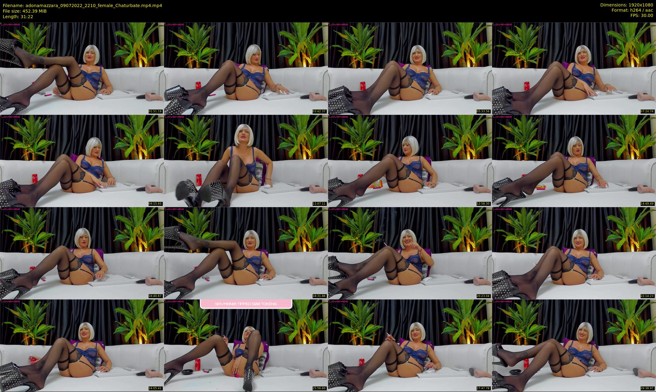 adonamazzara — 32 minute Chaturbate female cam show recording, 1080p, Jul 9, 2022