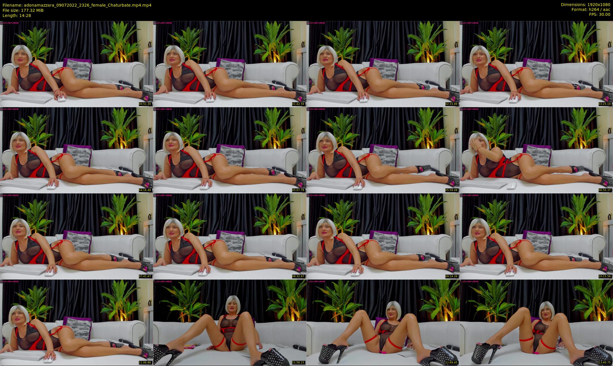 adonamazzara — 15 minute Chaturbate female cam show recording, 1080p, Jul 9, 2022