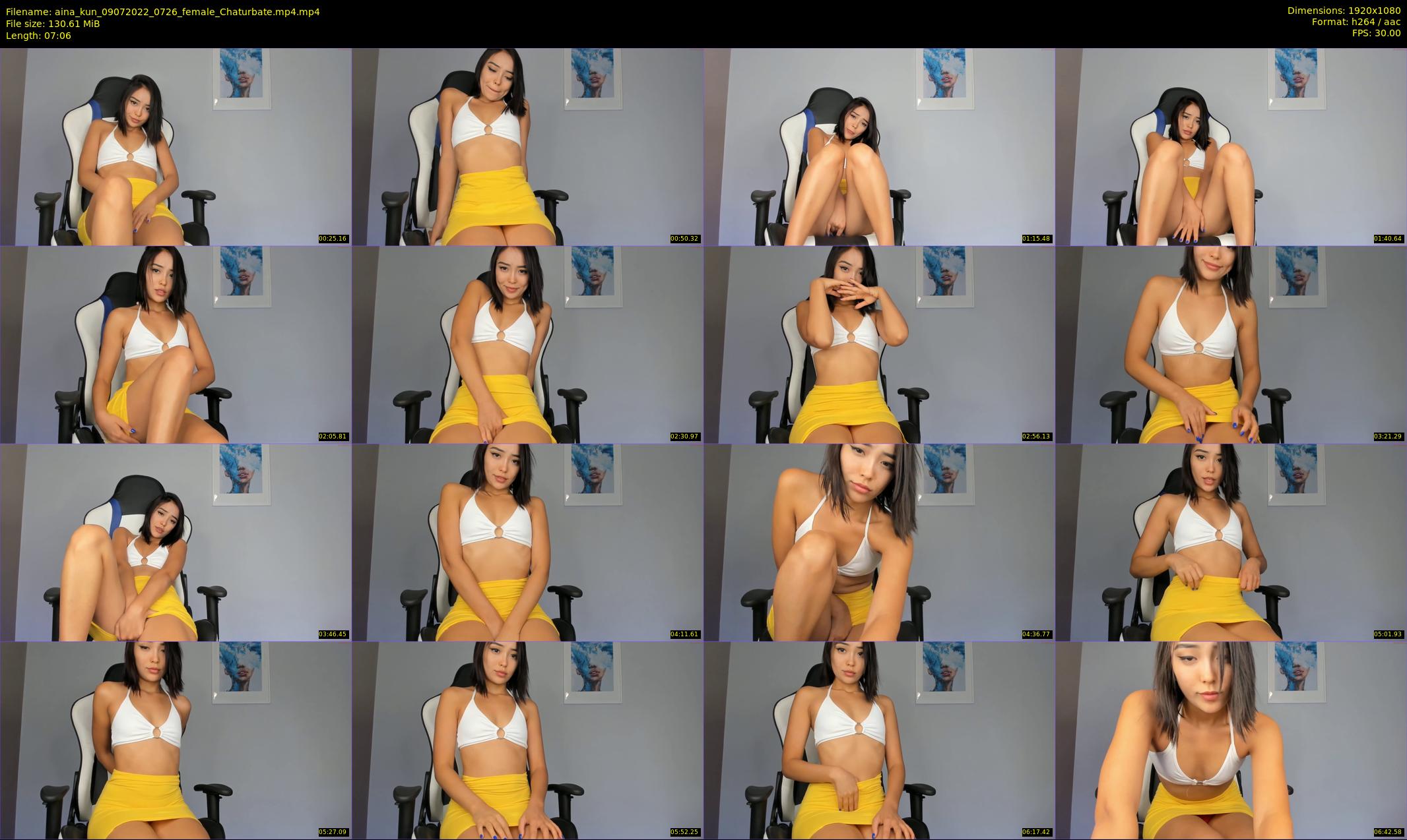 aina_kun — 8 minute Chaturbate female cam show recording, 1080p, Jul 9, 2022
