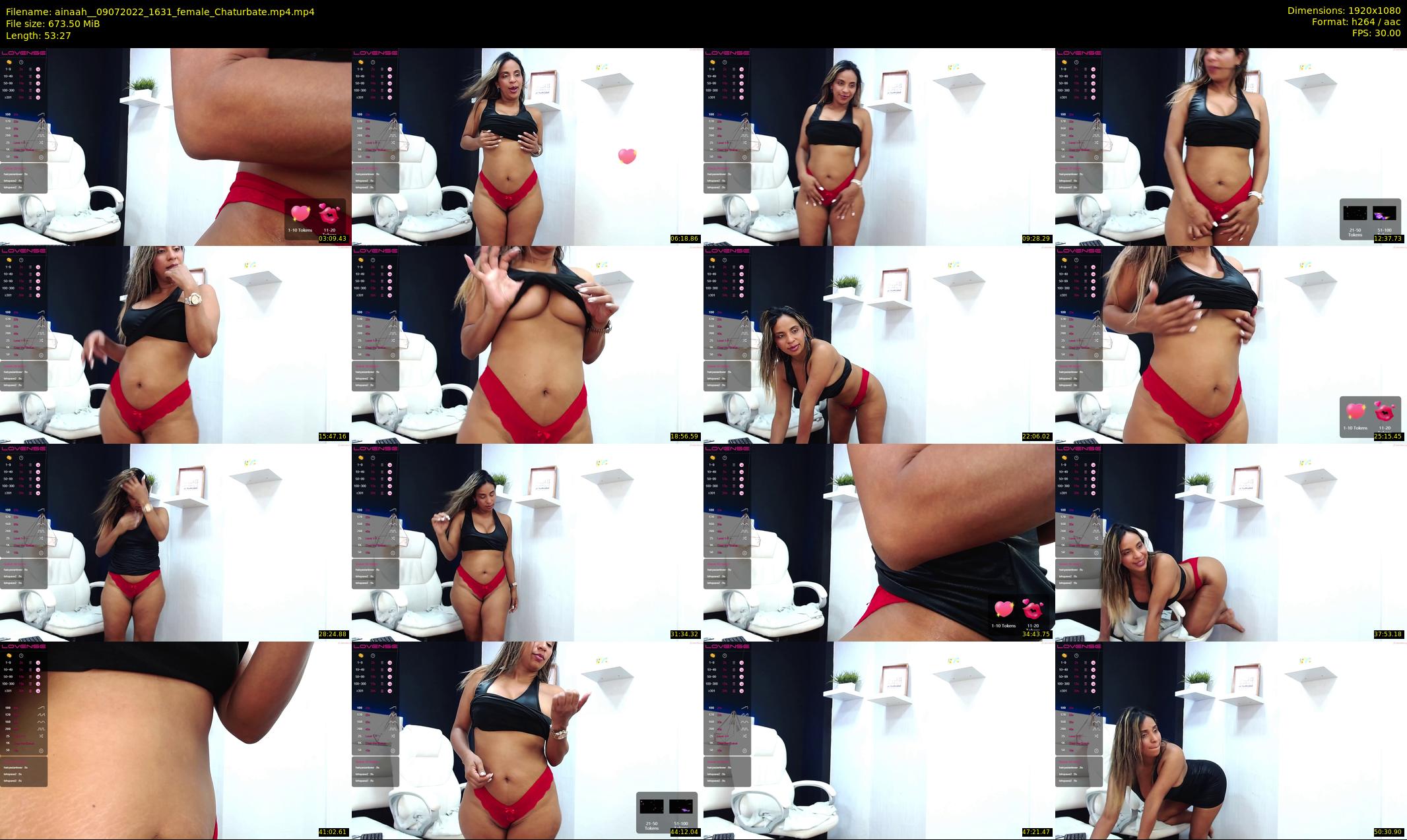 ainaah_ — 54 minute Chaturbate female cam show recording, 1080p, Jul 9, 2022