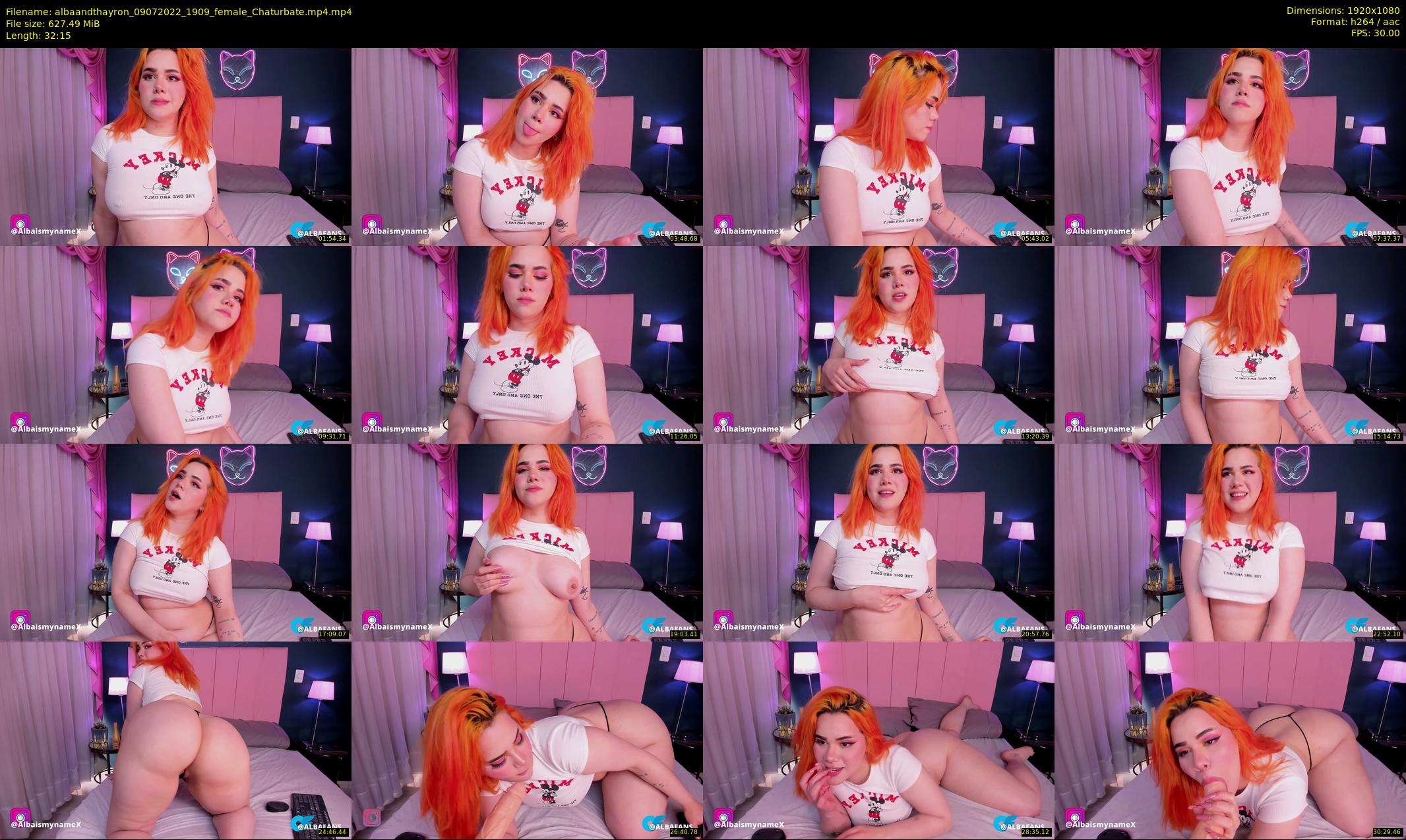albaandthayron — 33 minute Chaturbate couple cam show recording, 1080p, Jul 9, 2022