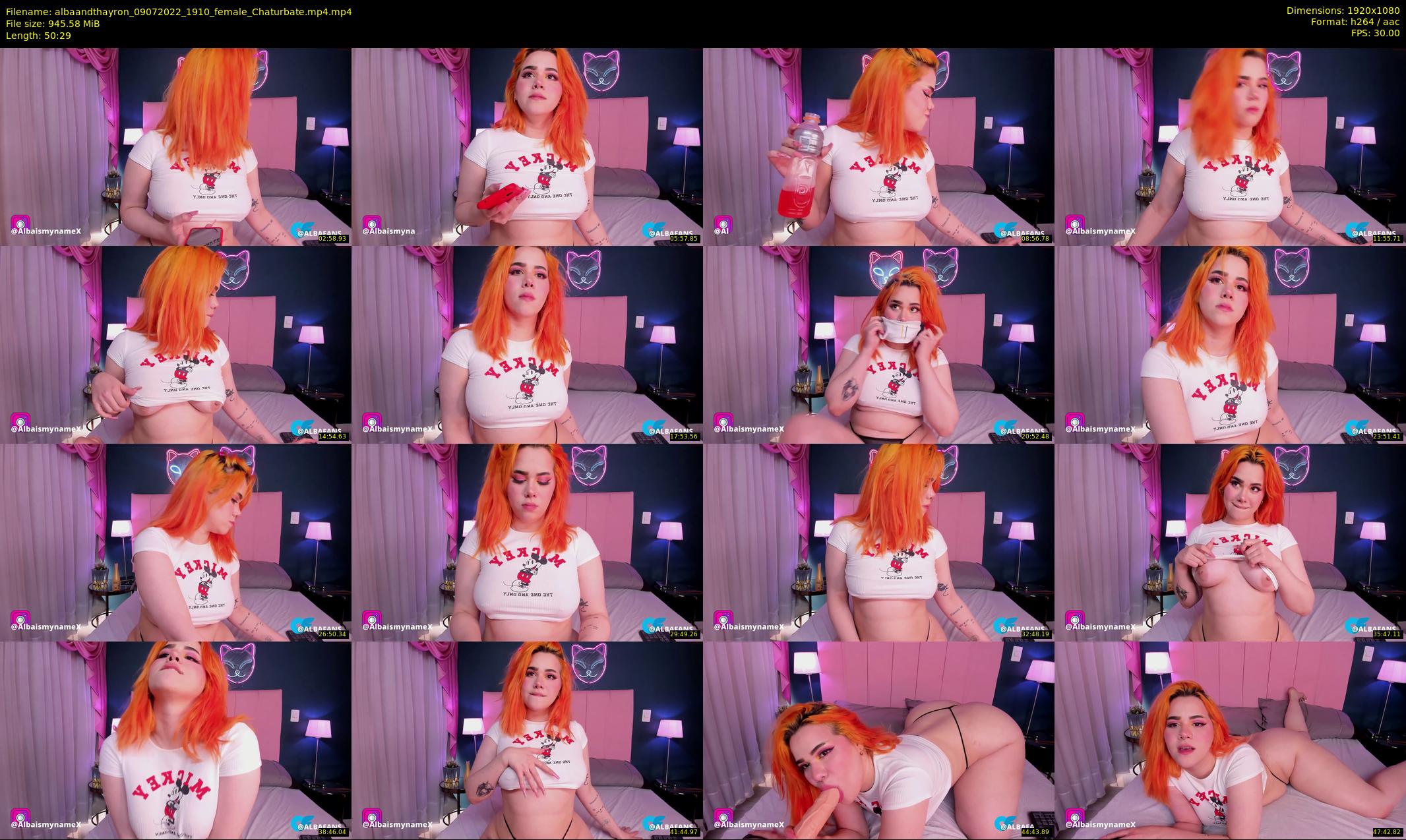 albaandthayron — 51 minute Chaturbate couple cam show recording, 1080p, Jul 9, 2022