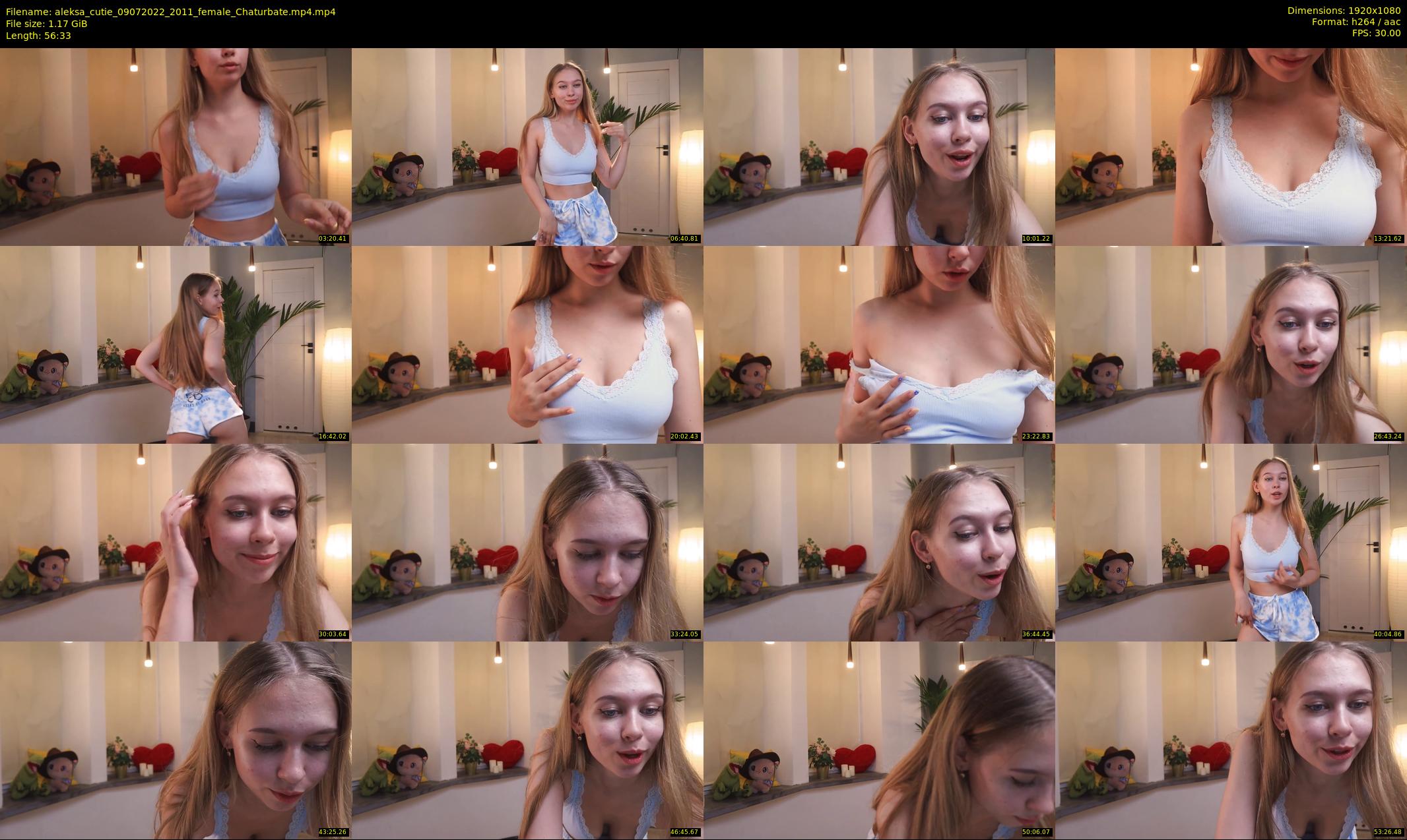 aleksa_cutie — 57 minute Chaturbate female cam show recording, 1080p, Jul 9, 2022