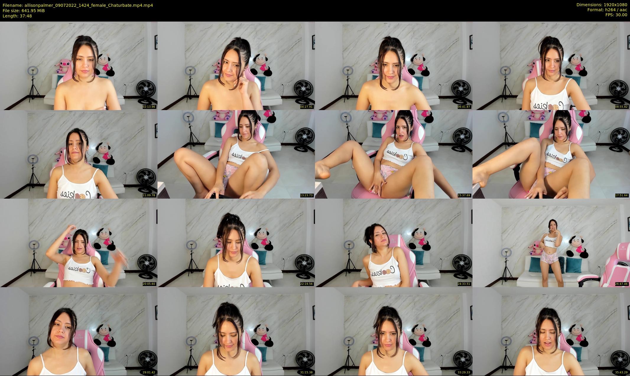 allisonpalmer — 38 minute Chaturbate female cam show recording, 1080p, Jul 9, 2022