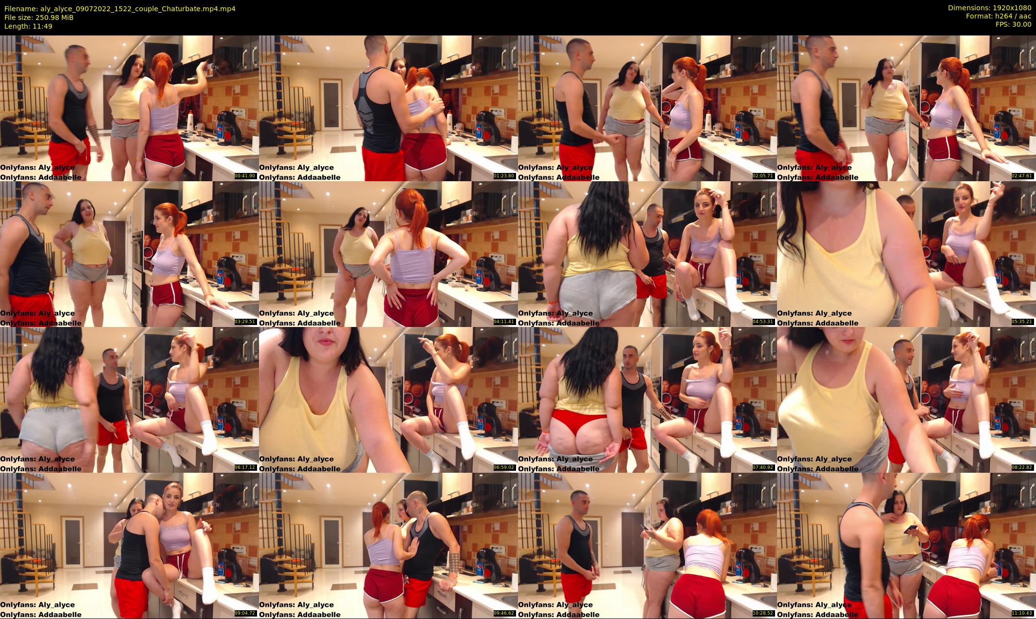aly_alyce — 12 minute Chaturbate female cam show recording, 1080p, Jul 9, 2022