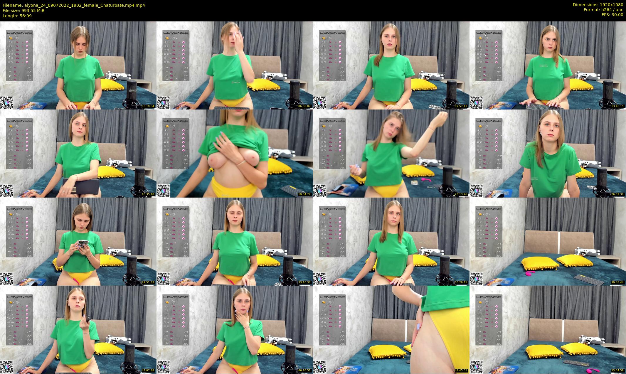 alyona_24 — 57 minute Chaturbate female cam show recording, 1080p, Jul 9, 2022