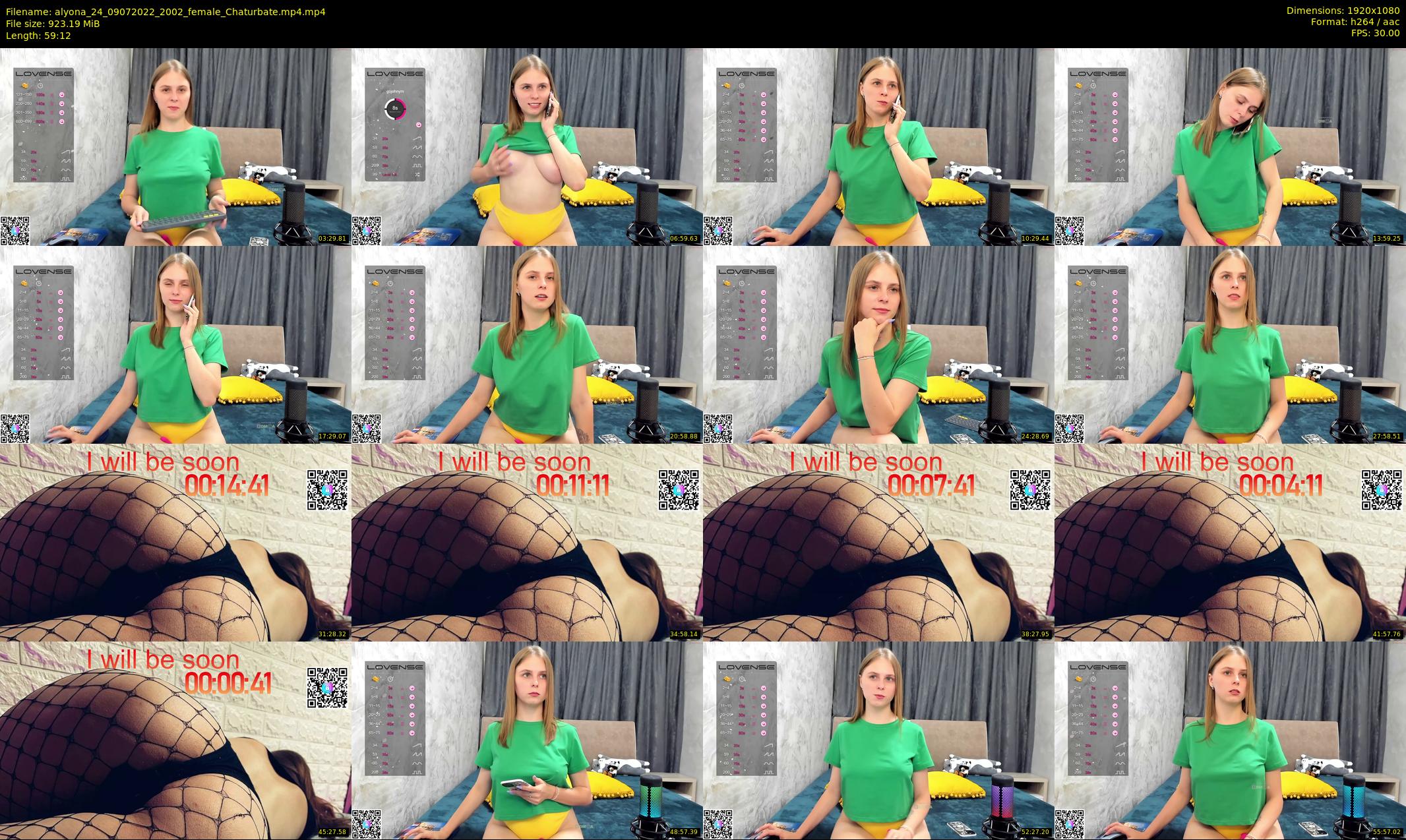 alyona_24 — 60 minute Chaturbate female cam show recording, 1080p, Jul 9, 2022