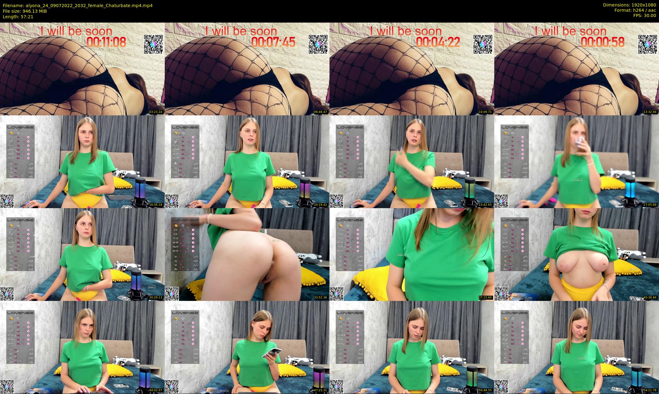 alyona_24 — 58 minute Chaturbate female cam show recording, 1080p, Jul 9, 2022
