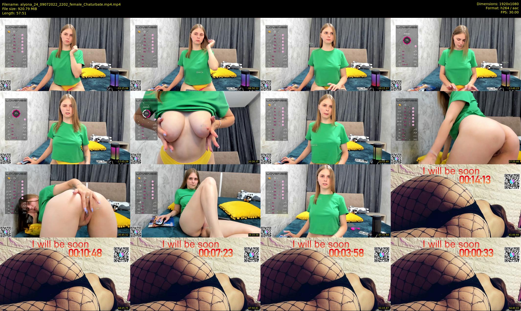alyona_24 — 58 minute Chaturbate female cam show recording, 1080p, Jul 9, 2022
