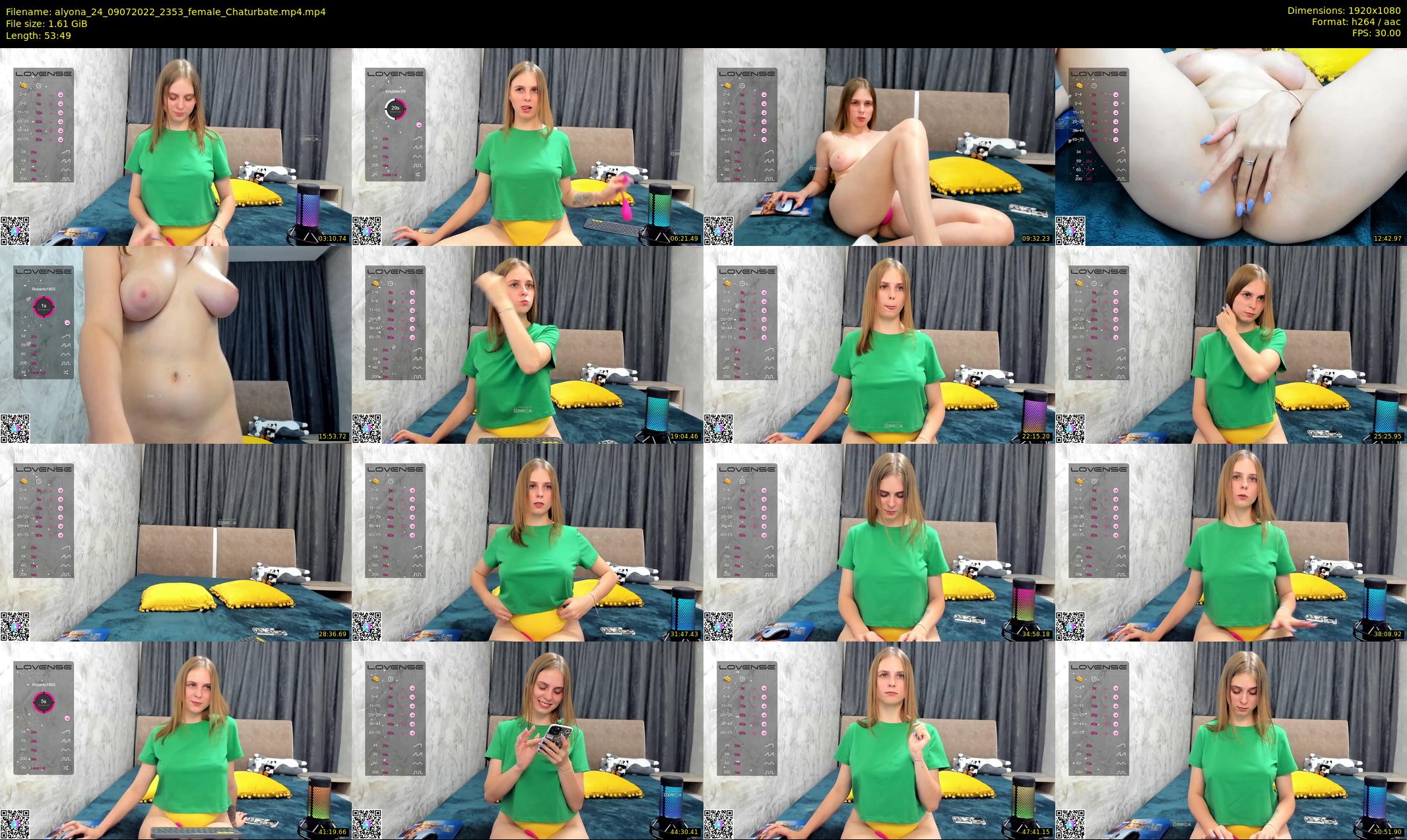 alyona_24 — 54 minute Chaturbate female cam show recording, 1080p, Jul 9, 2022