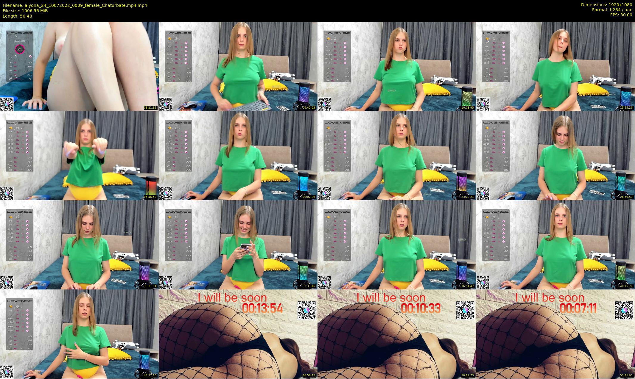 alyona_24 — 57 minute Chaturbate female cam show recording, 1080p, Jul 10, 2022