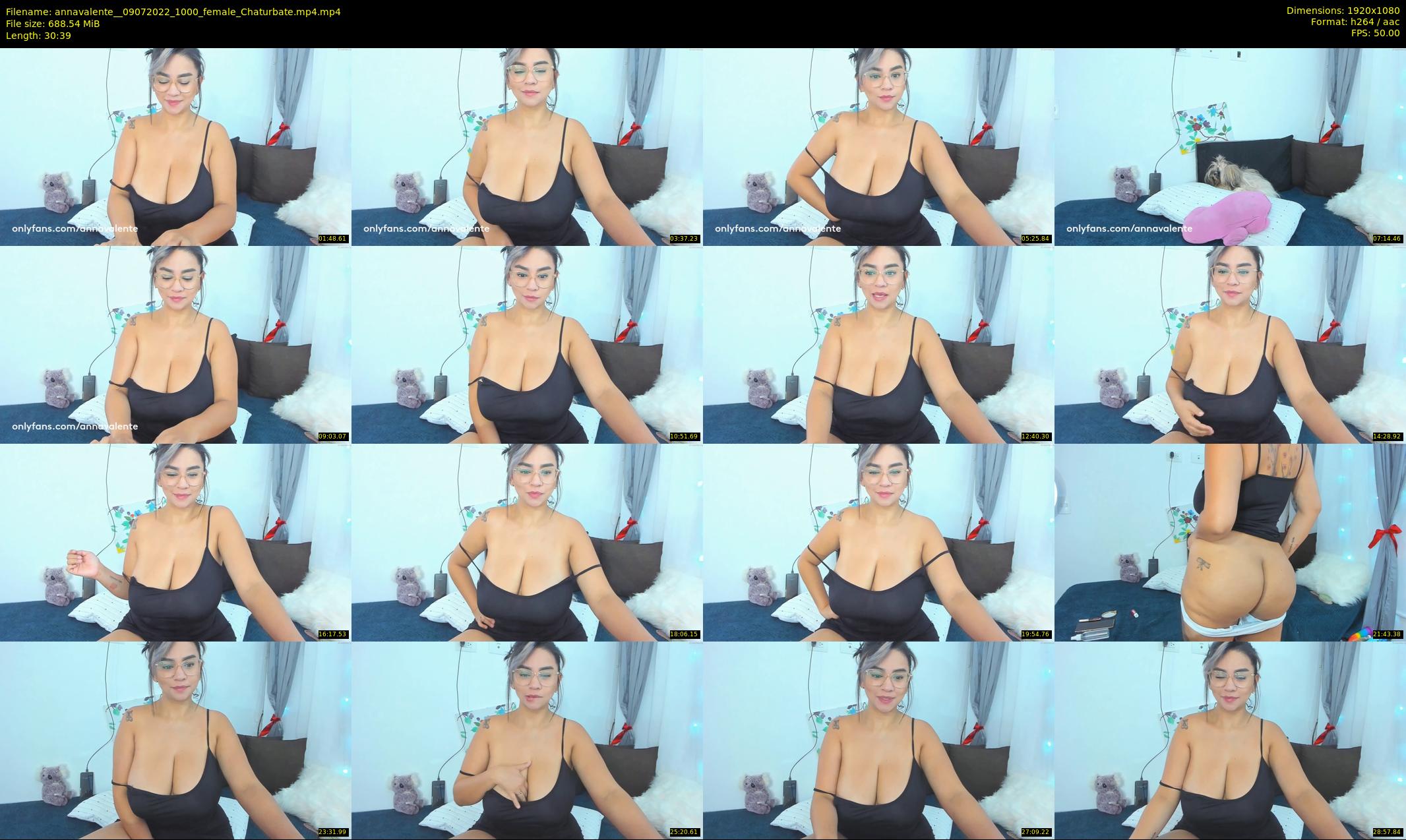 annavalente_ — 31 minute Chaturbate female cam show recording, 1080p, Jul 9, 2022