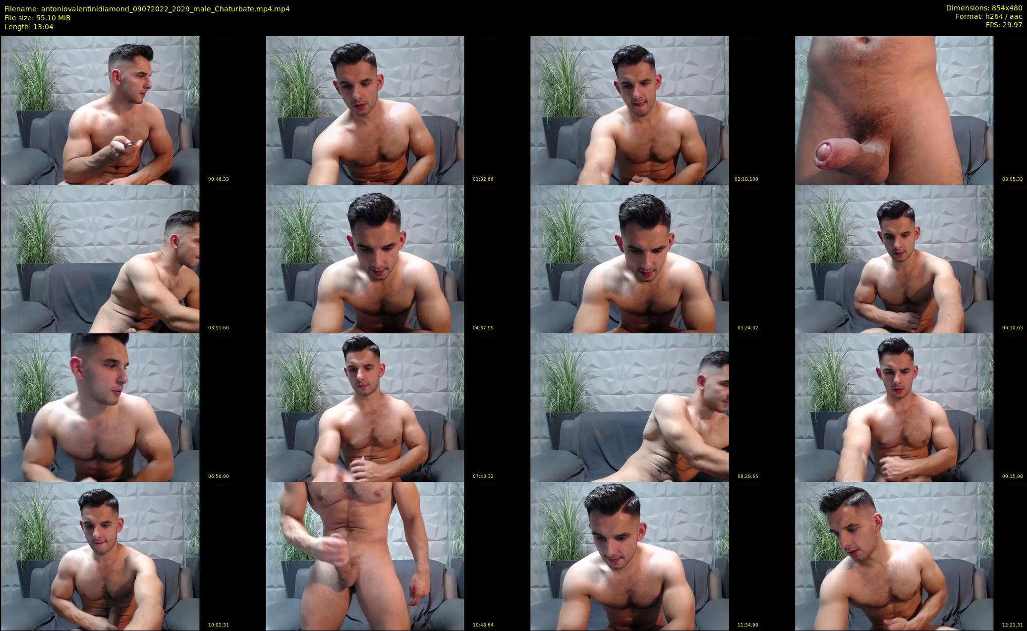 antoniovalentinidiamond — 14 minute Chaturbate male cam show recording, 480p, Jul 9, 2022