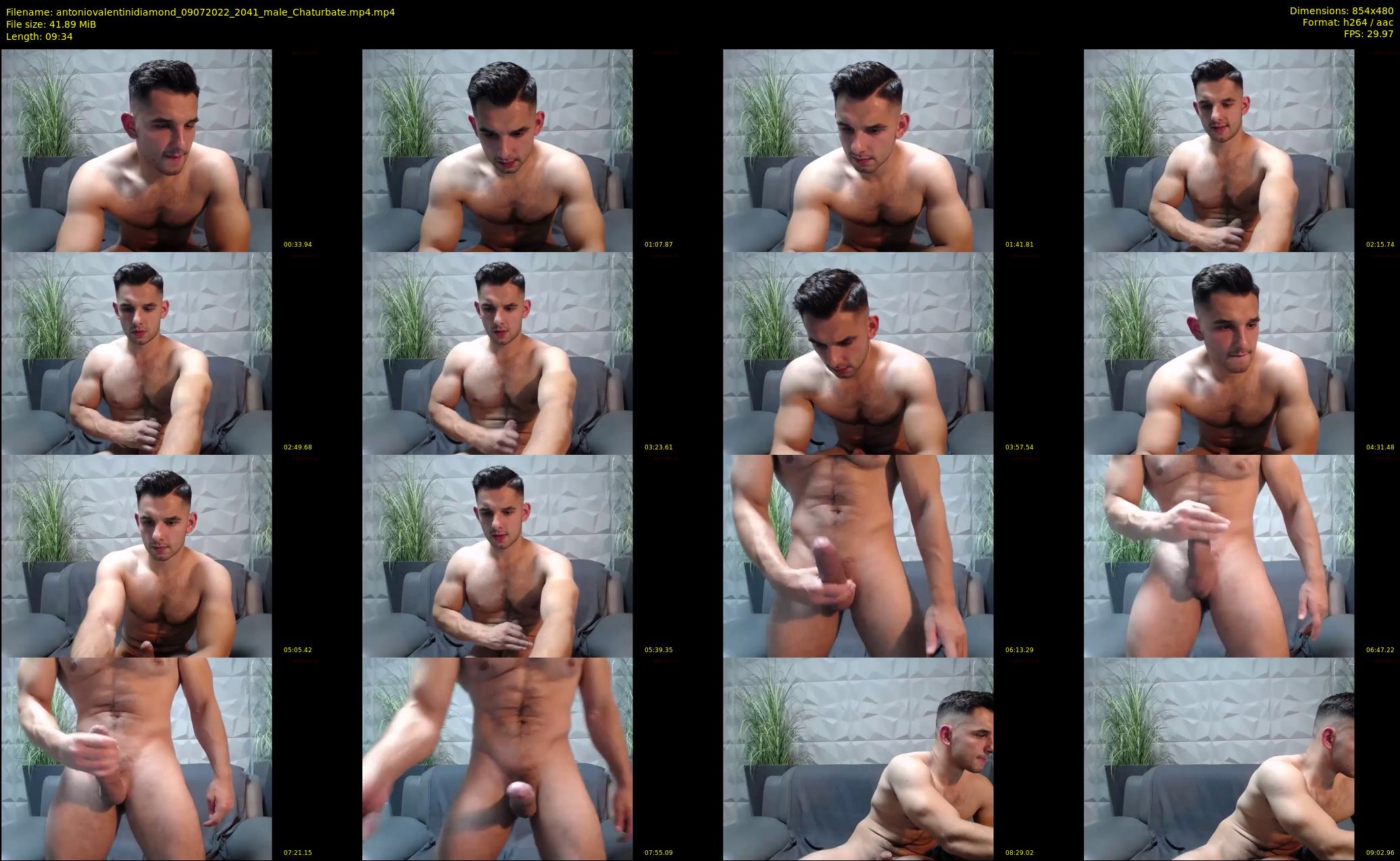 antoniovalentinidiamond — 10 minute Chaturbate male cam show recording, 480p, Jul 9, 2022