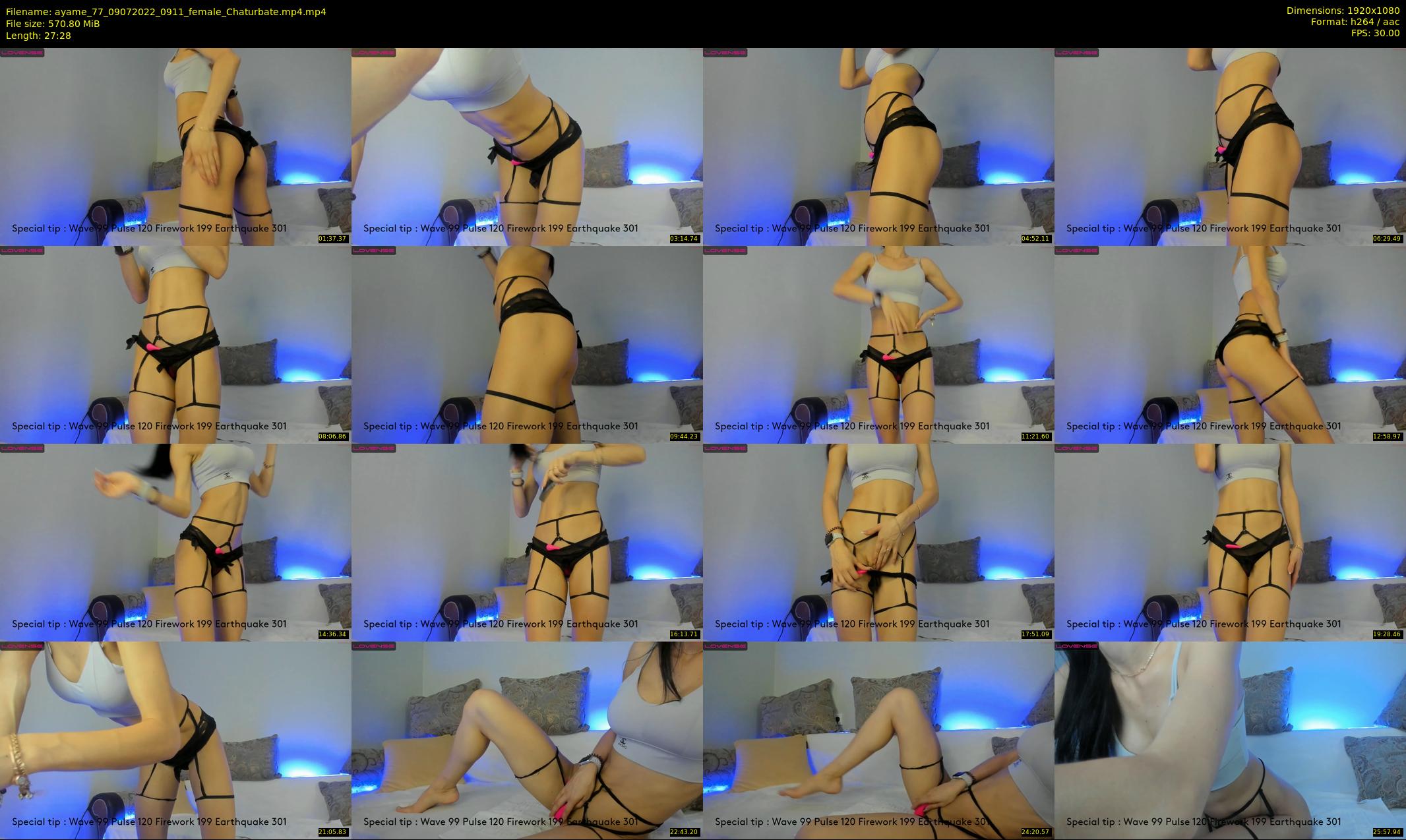 ayame_77 — 28 minute Chaturbate female cam show recording, 1080p, Jul 9, 2022