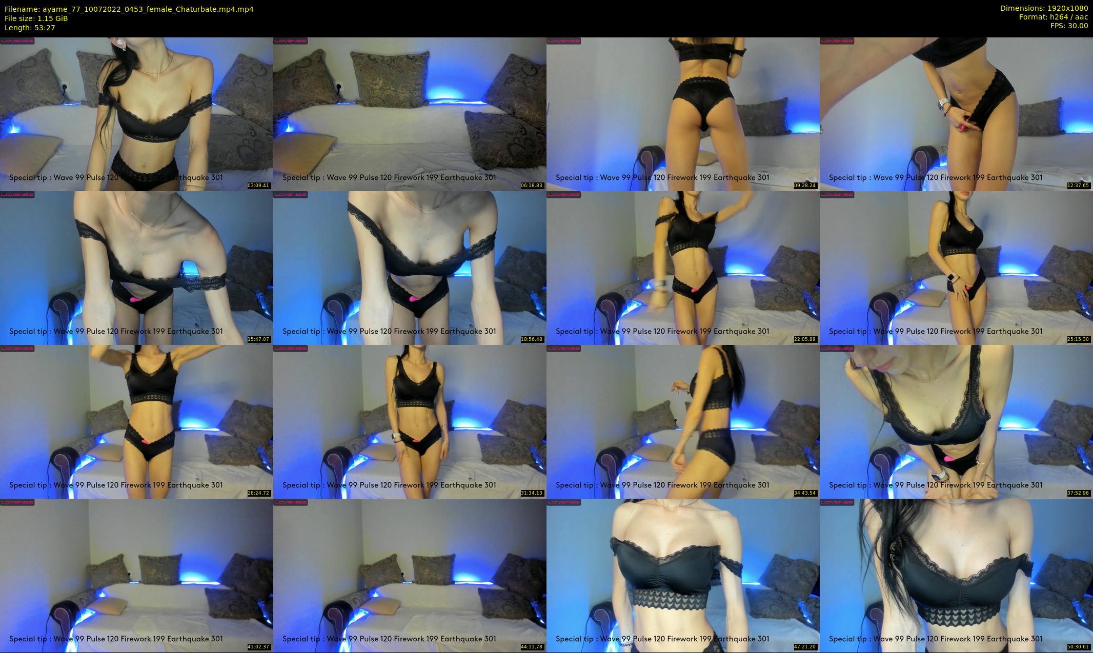ayame_77 — 54 minute Chaturbate female cam show recording, 1080p, Jul 10, 2022