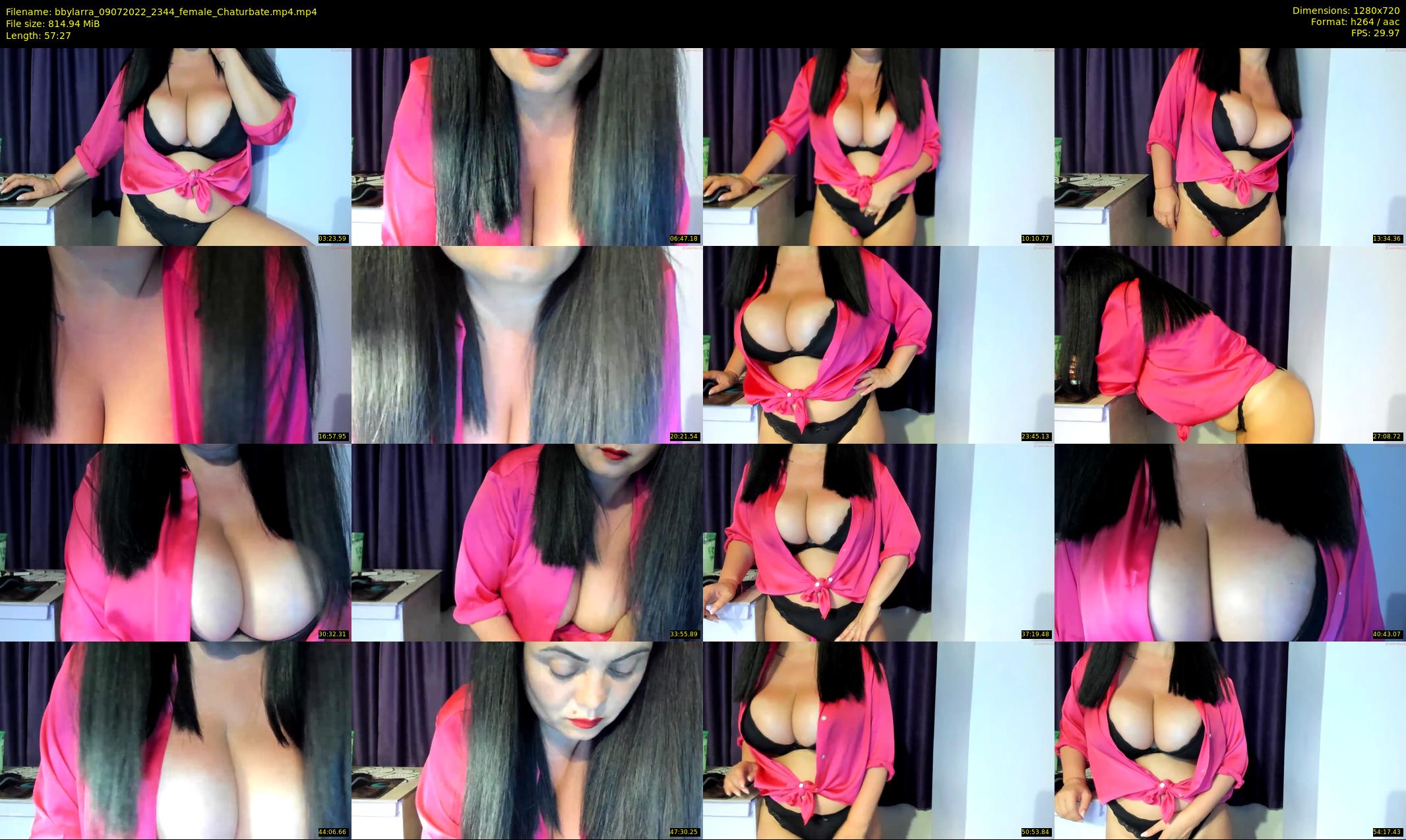 bbylarra — 58 minute Chaturbate couple cam show recording, 720p, Jul 9, 2022