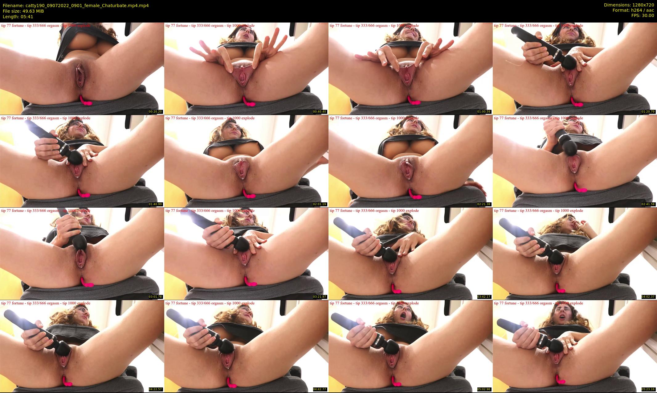 catty190 — 6 minute Chaturbate female cam show recording, 720p, Jul 9, 2022