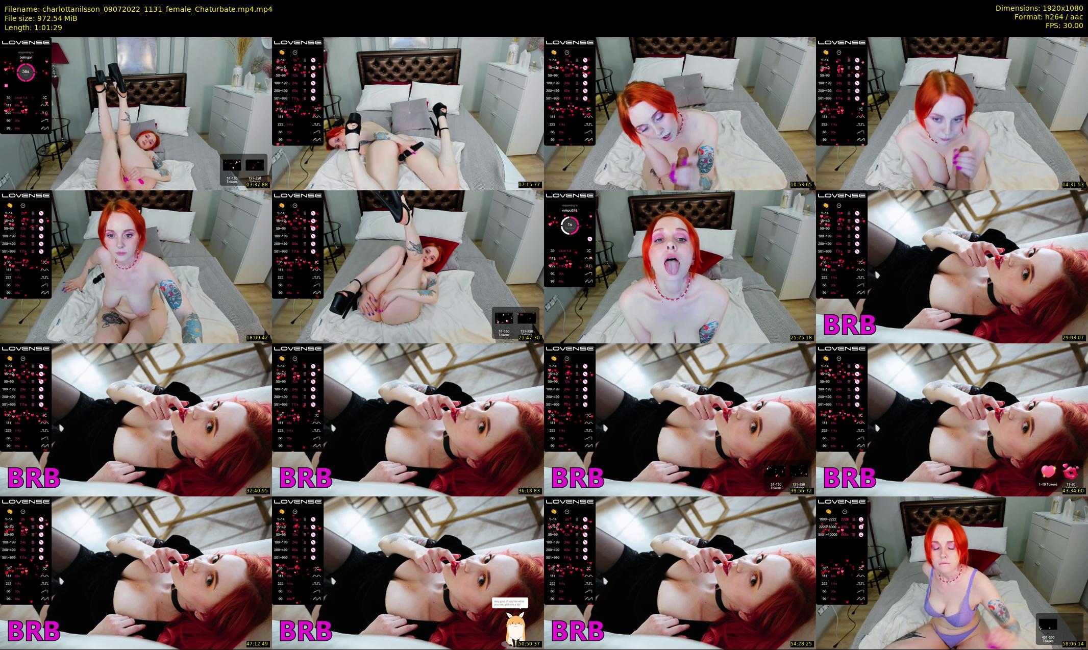 charlottanilsson — 62 minute Chaturbate female cam show recording, 1080p, Jul 9, 2022