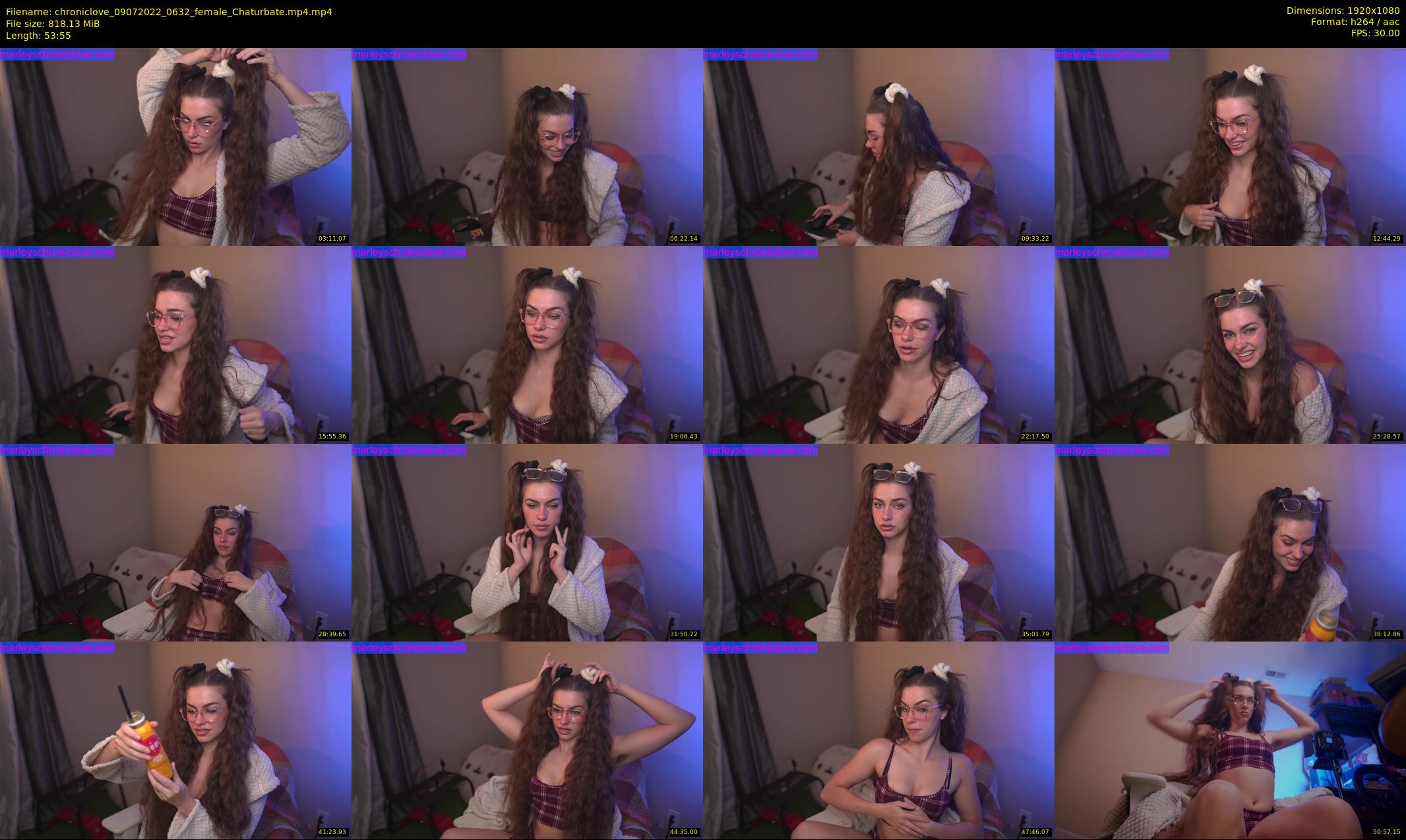 chroniclove — 54 minute Chaturbate female cam show recording, 1080p, Jul 9, 2022