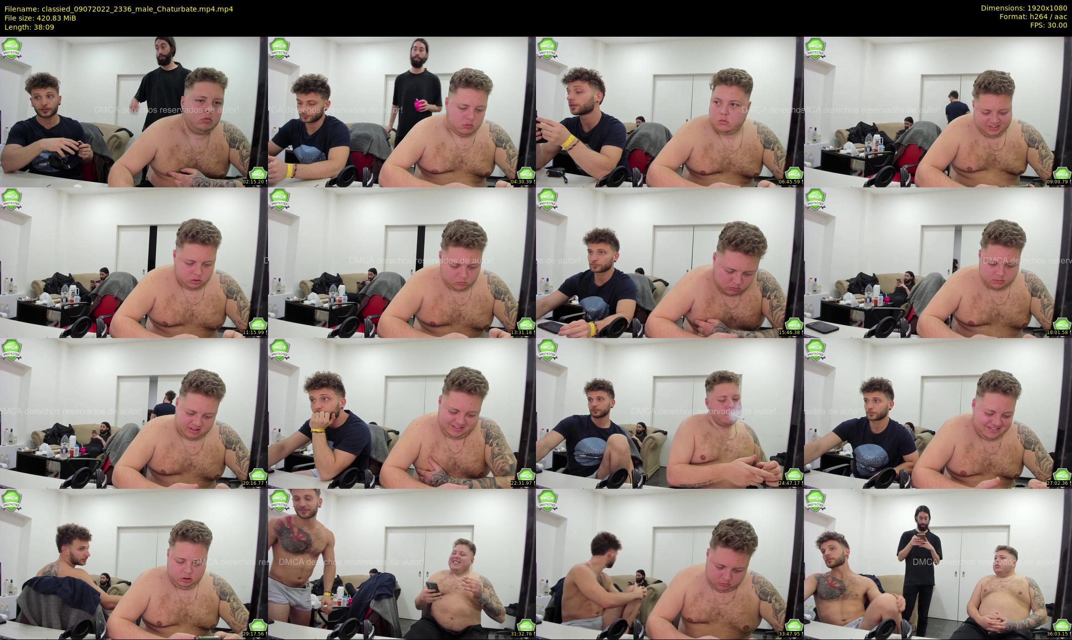 classied — 39 minute Chaturbate male cam show recording, 1080p, Jul 9, 2022