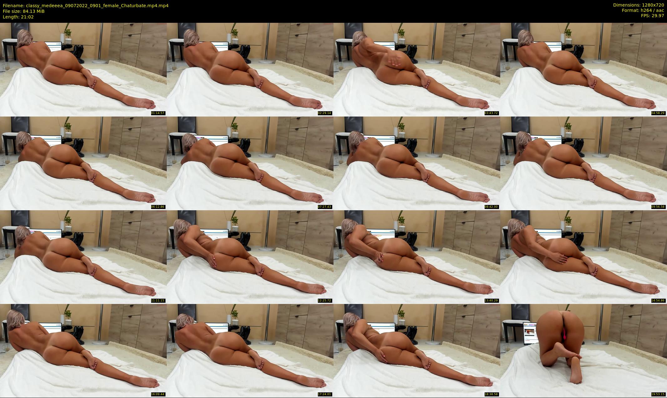 classy_medeeea — 22 minute Chaturbate female cam show recording, 720p, Jul 9, 2022