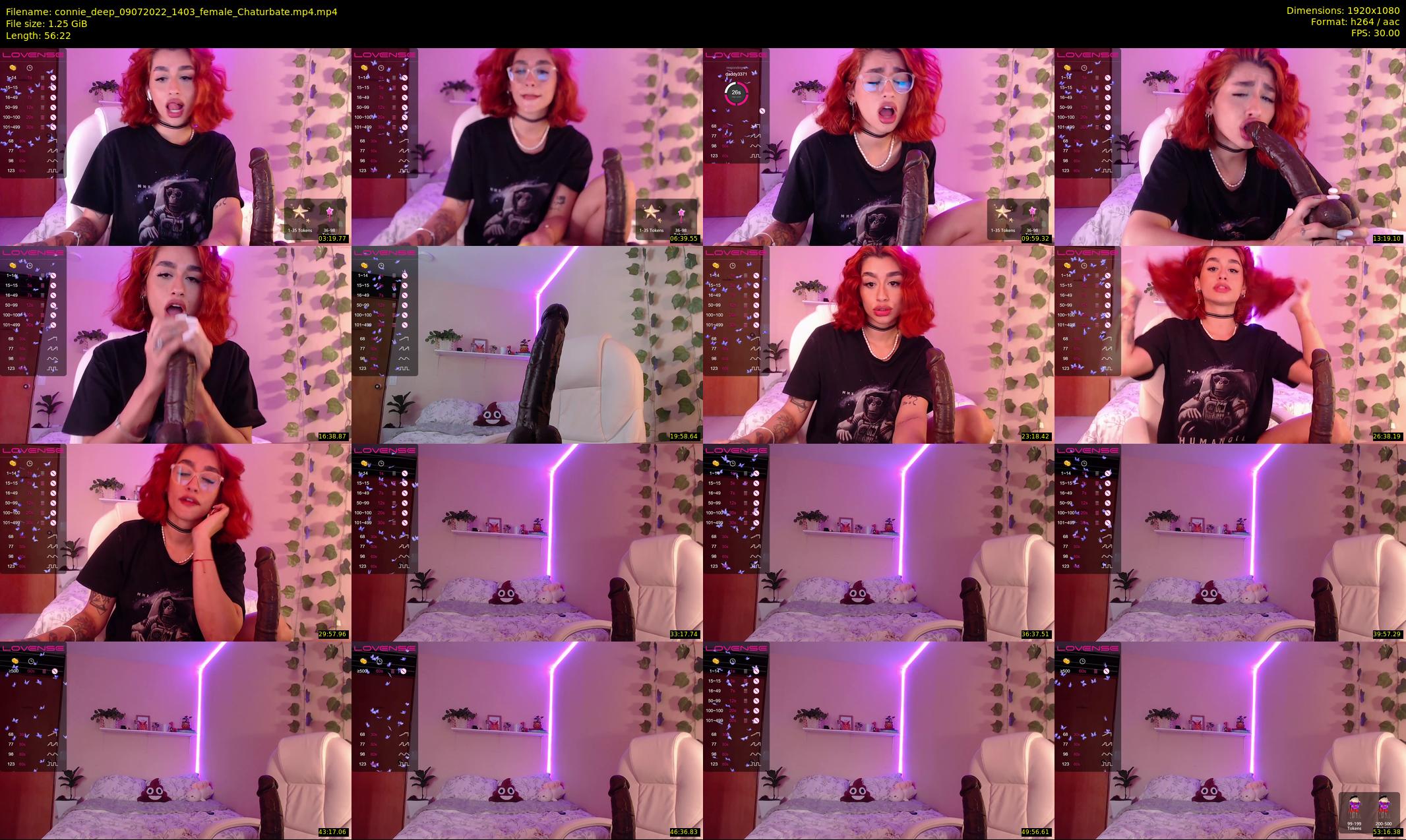 connie_deep — 57 minute Chaturbate female cam show recording, 1080p, Jul 9, 2022