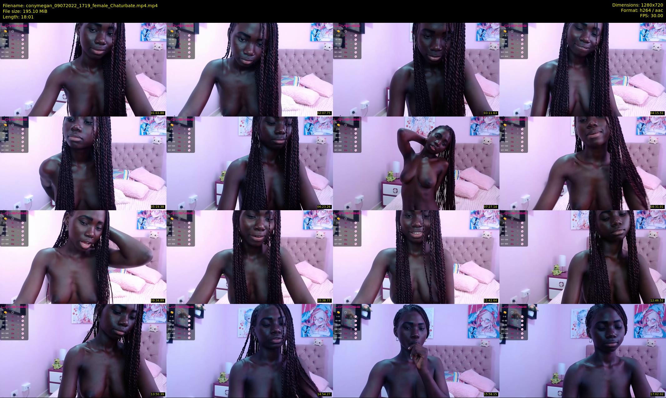 conymegan — 19 minute Chaturbate female cam show recording, 720p, Jul 9, 2022