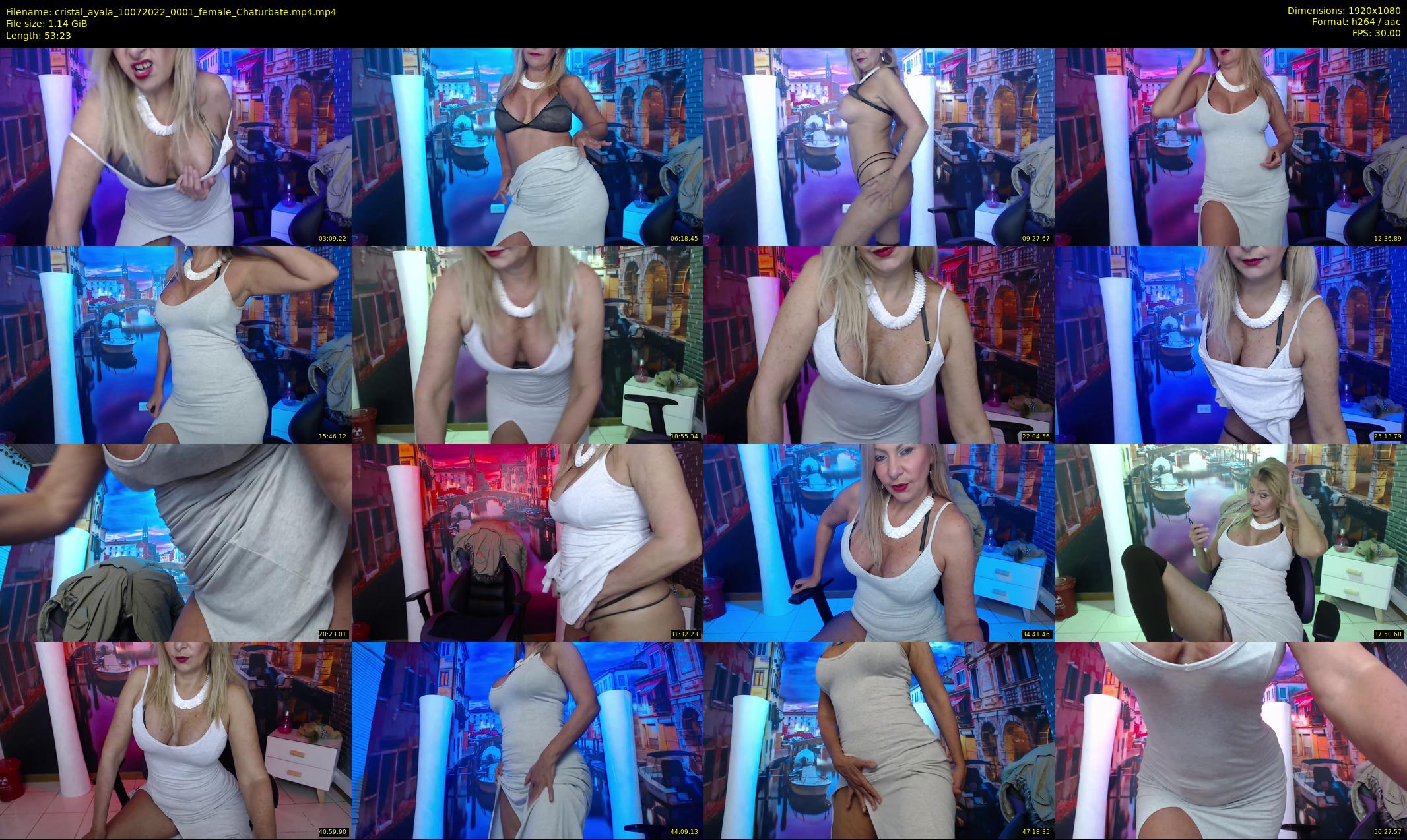 cristal_ayala — 54 minute Chaturbate female cam show recording, 1080p, Jul 10, 2022