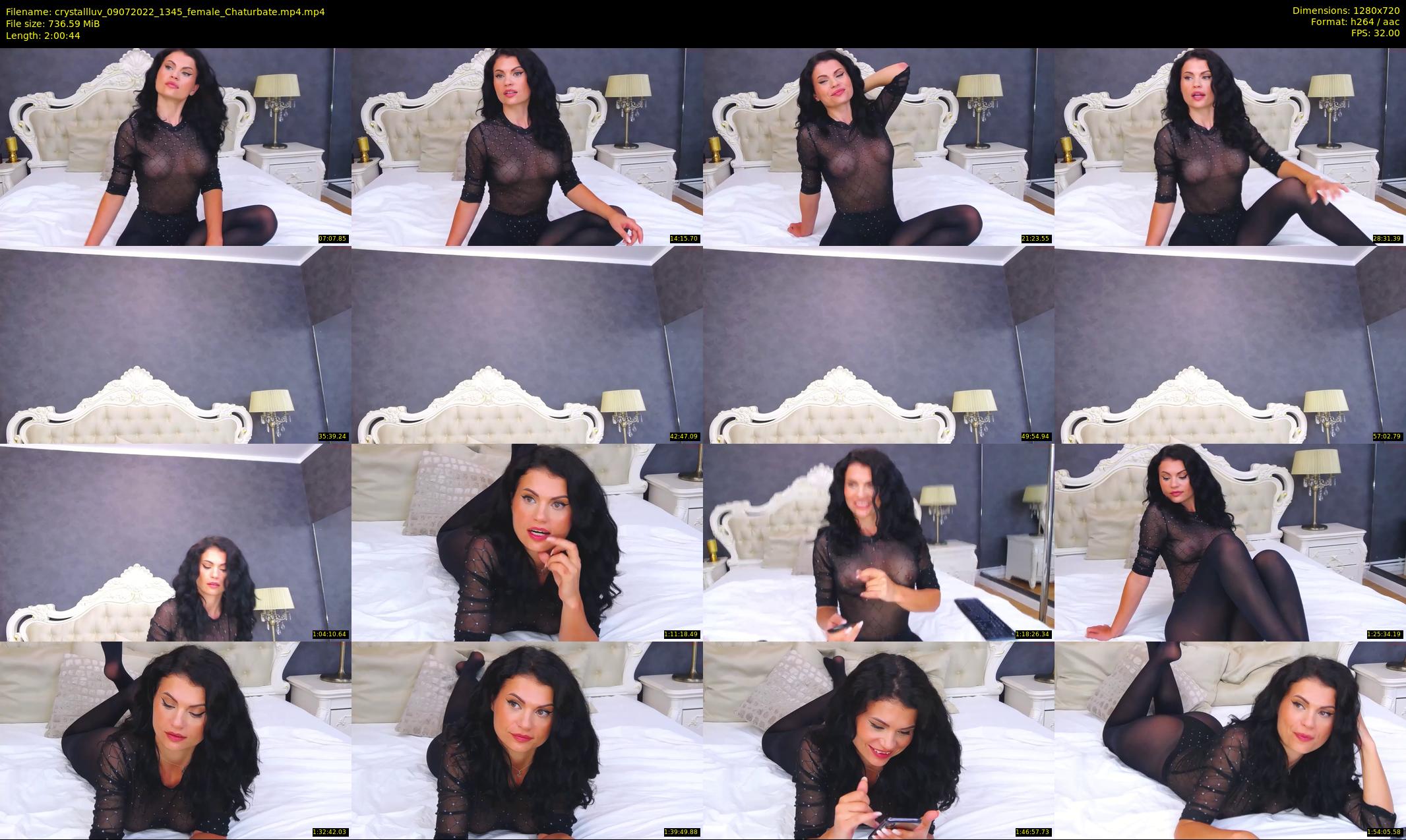 crystallluv — 121 minute Chaturbate female cam show recording, 720p, Jul 9, 2022