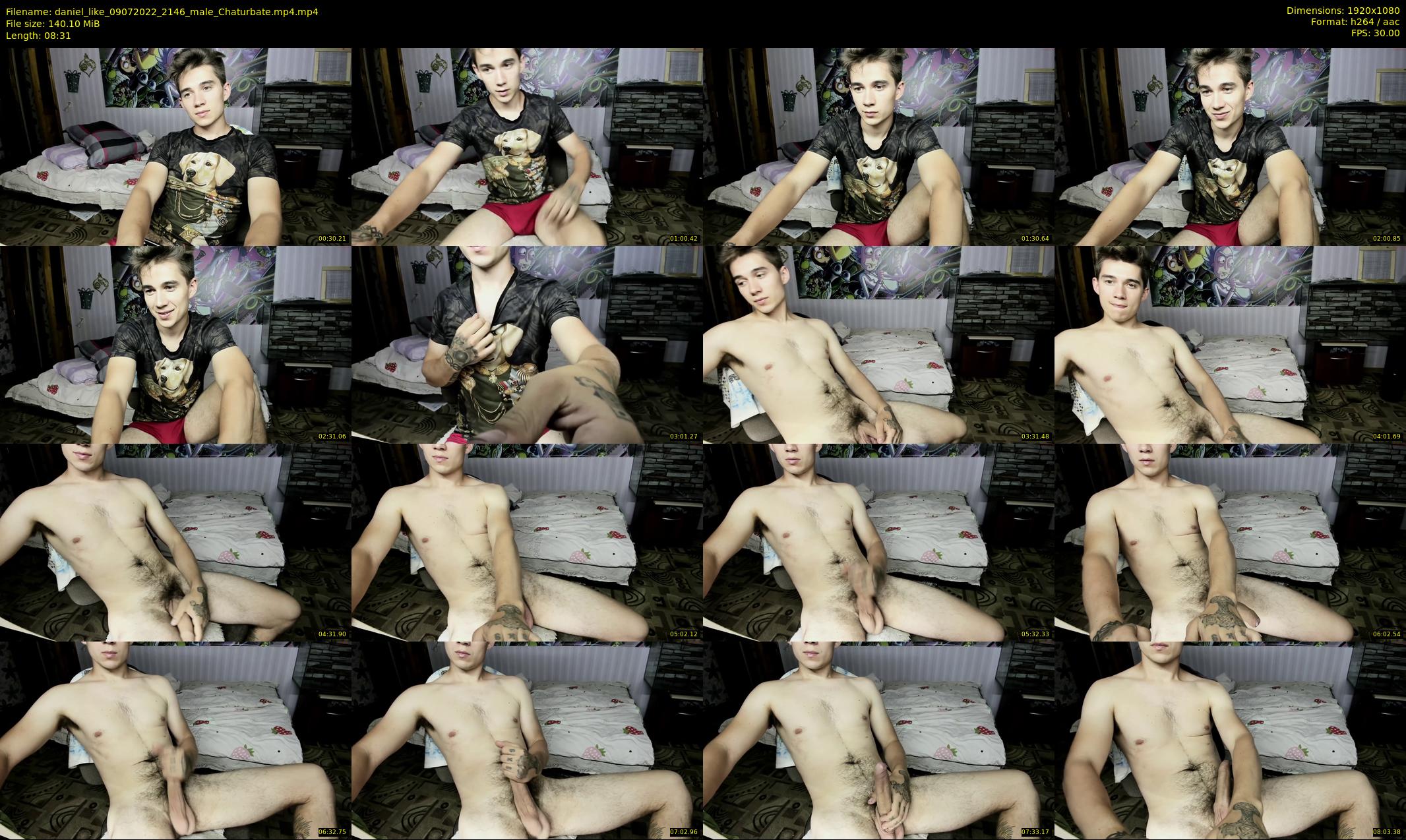 daniel_like — 9 minute Chaturbate male cam show recording, 1080p, Jul 9, 2022