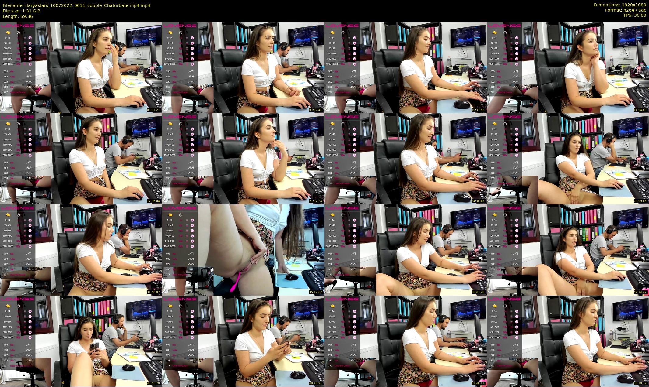 daryastars — 60 minute Chaturbate couple cam show recording, 1080p, Jul 10, 2022