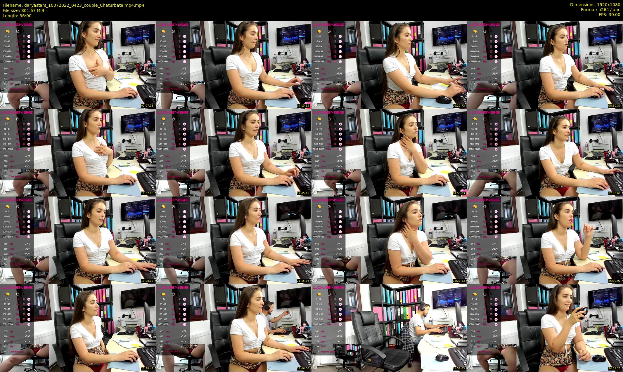 daryastars — 36 minute Chaturbate couple cam show recording, 1080p, Jul 10, 2022
