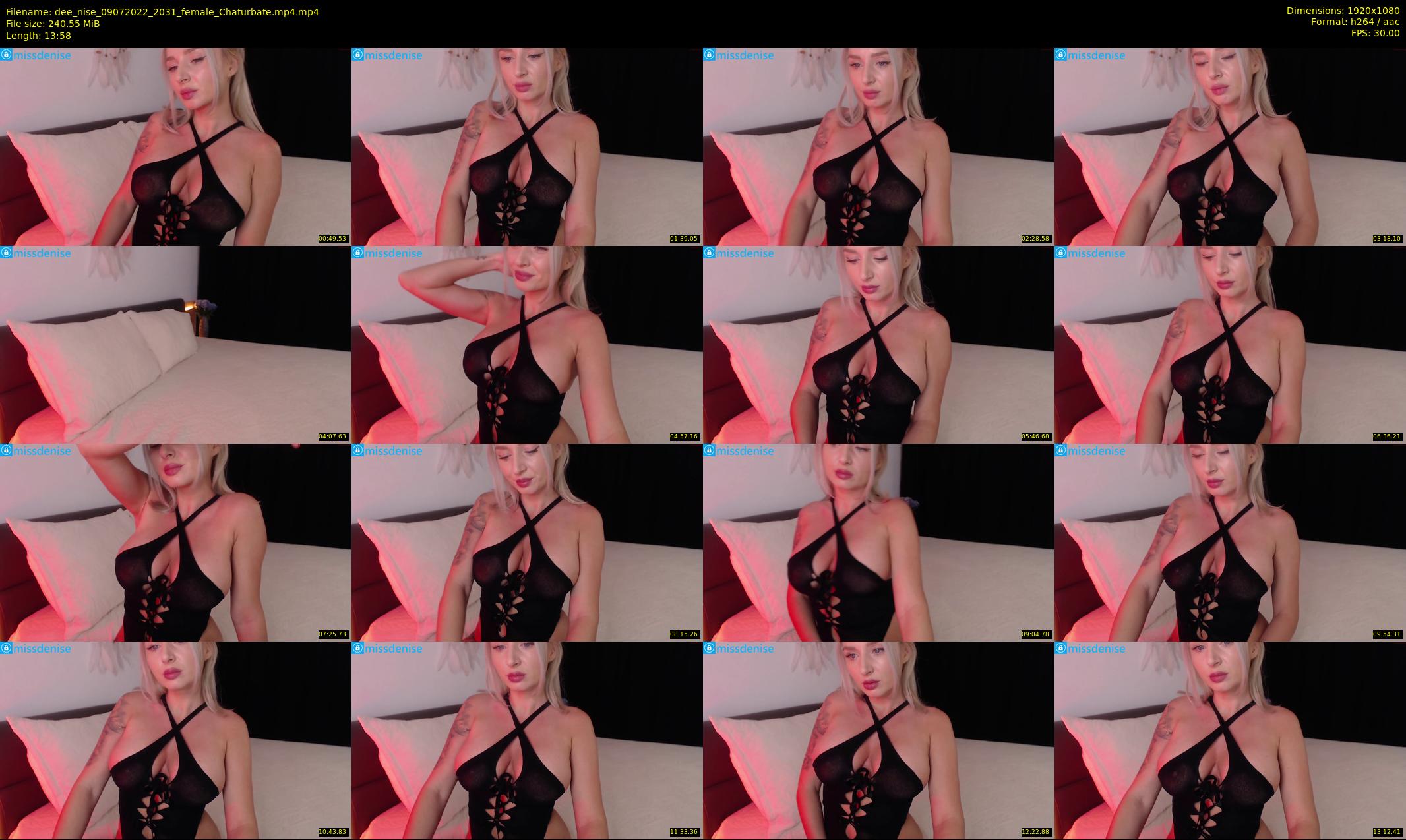 dee_nise — 14 minute Chaturbate female cam show recording, 1080p, Jul 9, 2022
