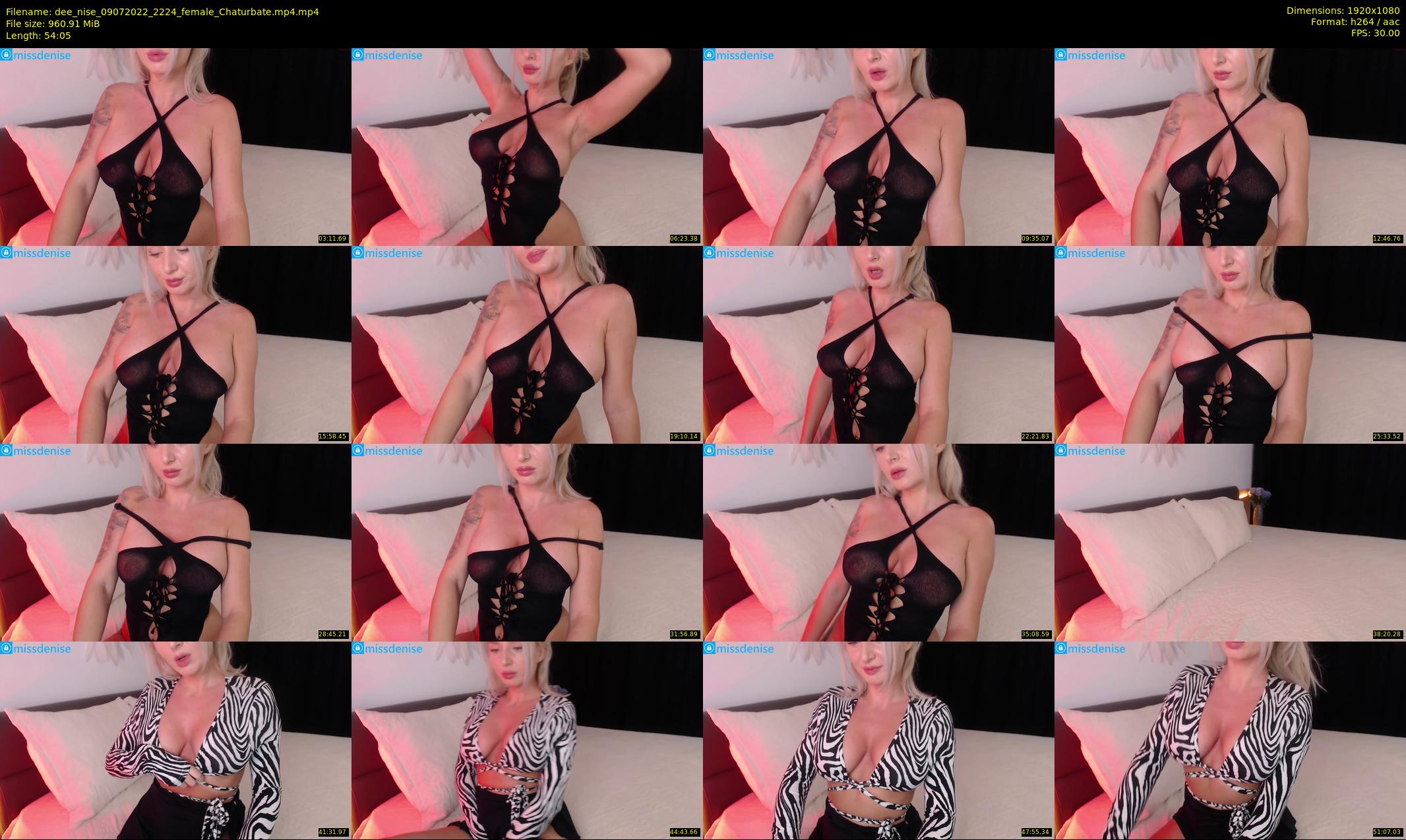 dee_nise — 55 minute Chaturbate female cam show recording, 1080p, Jul 9, 2022
