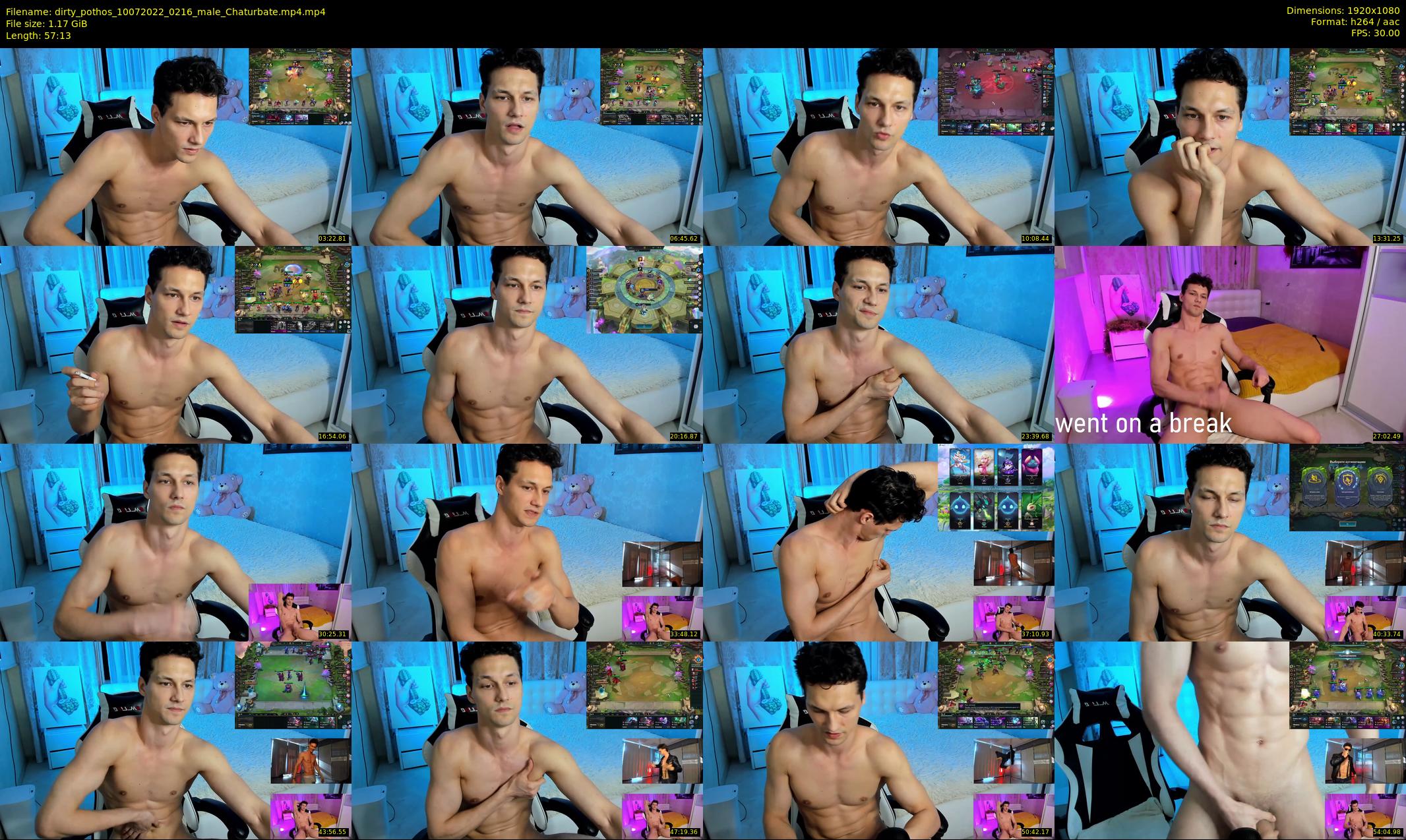 dirty_pothos — 58 minute Chaturbate male cam show recording, 1080p, Jul 10, 2022