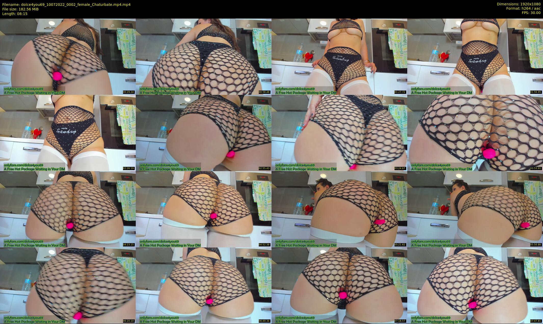 dolce4you69 — 9 minute Chaturbate female cam show recording, 1080p, Jul 10, 2022