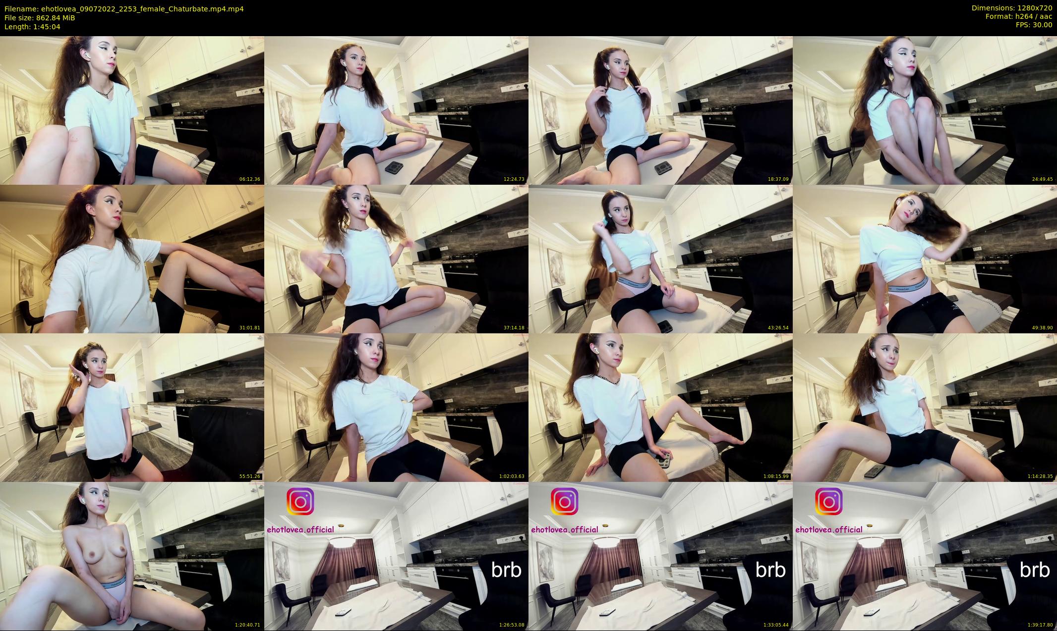 ehotlovea — 106 minute Chaturbate female cam show recording, 720p, Jul 9, 2022