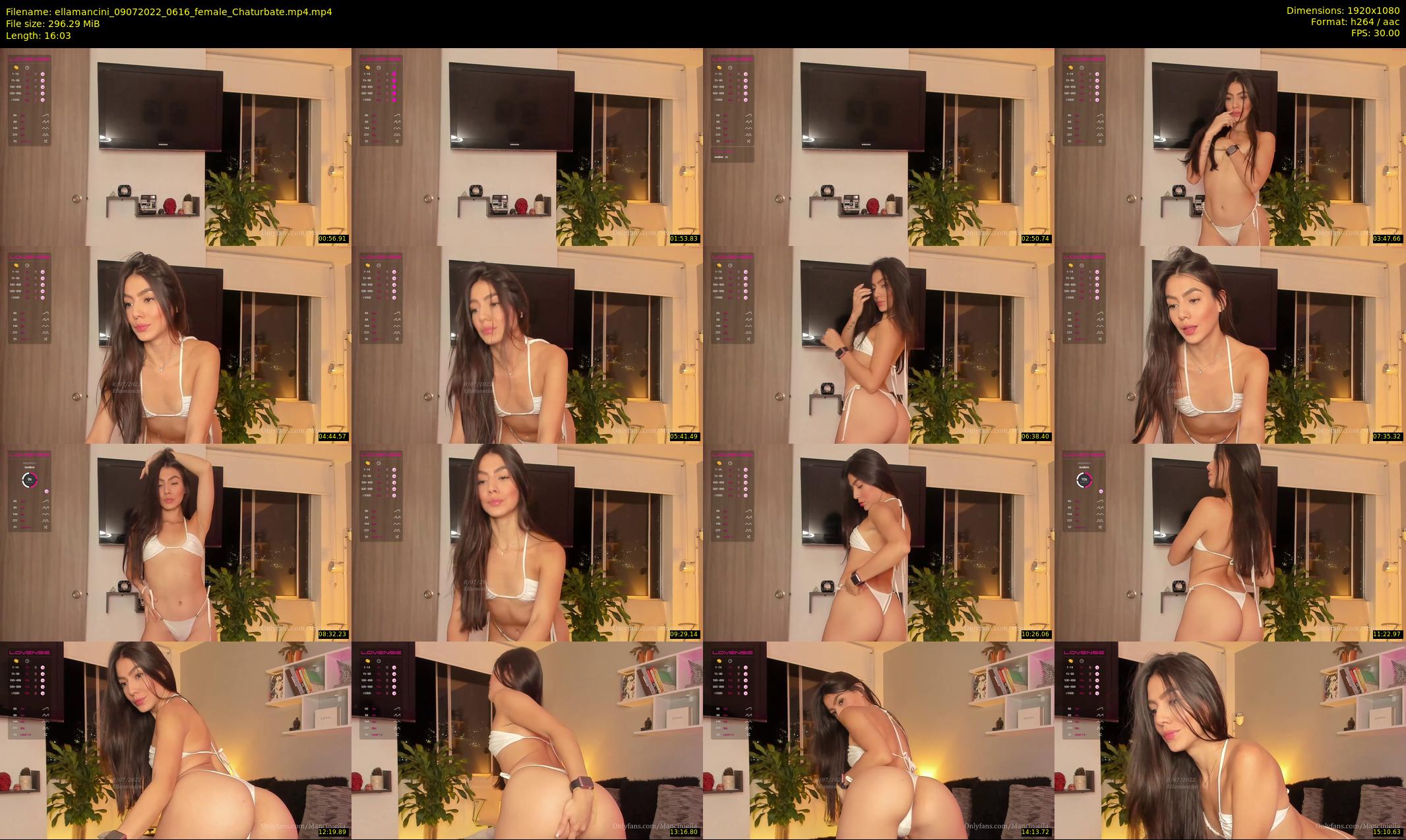 ellamancini — 17 minute Chaturbate female cam show recording, 1080p, Jul 9, 2022
