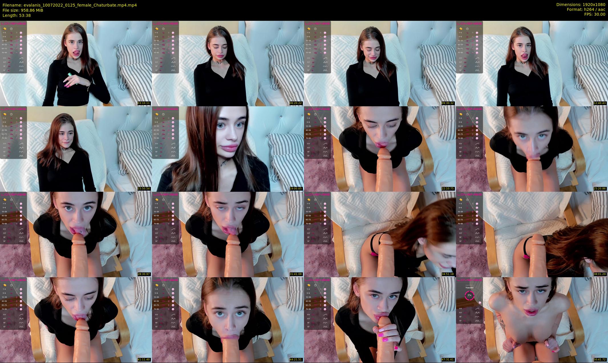 evalanis — 54 minute Chaturbate couple cam show recording, 1080p, Jul 10, 2022