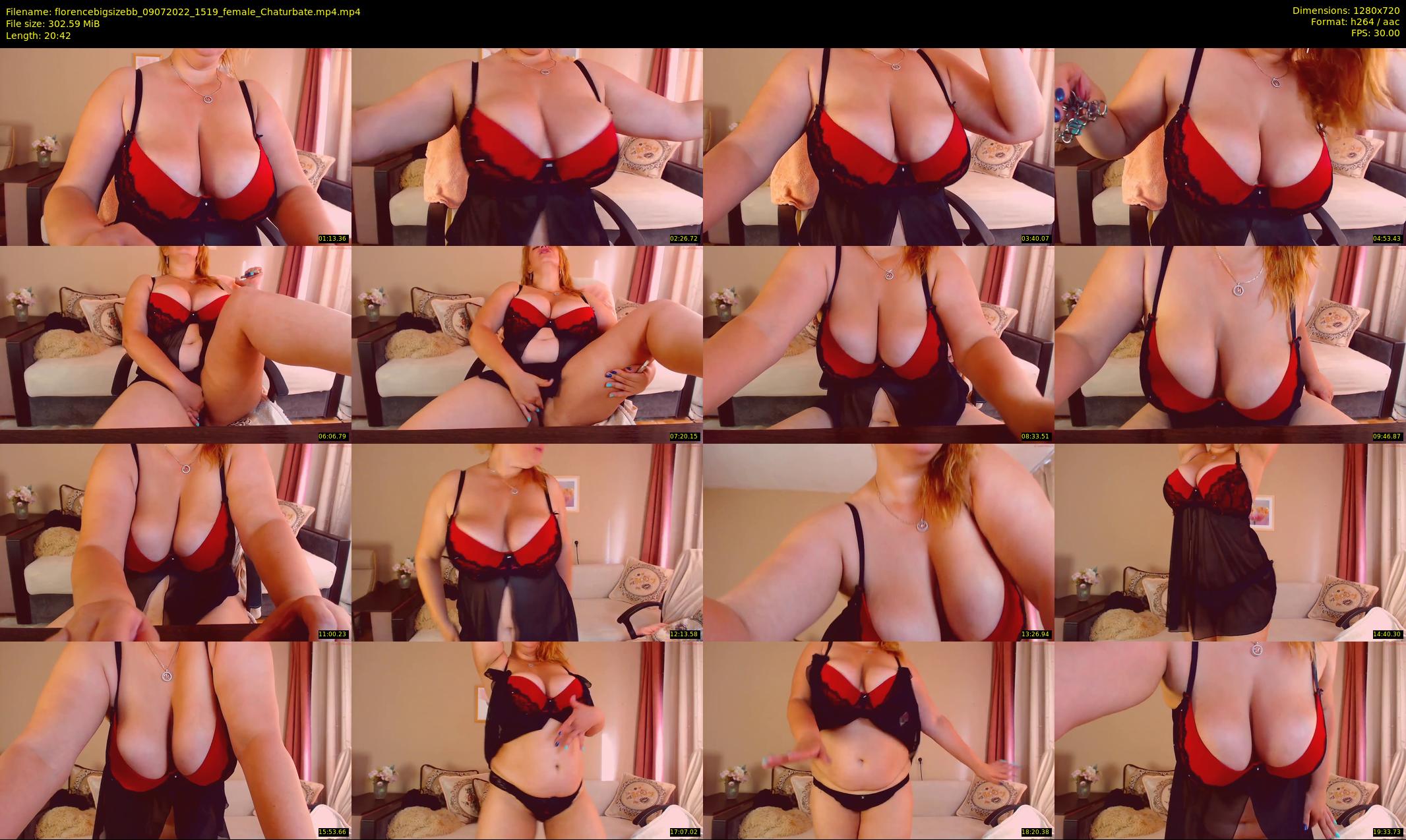 florencebigsizebb — 21 minute Chaturbate female cam show recording, 720p, Jul 9, 2022
