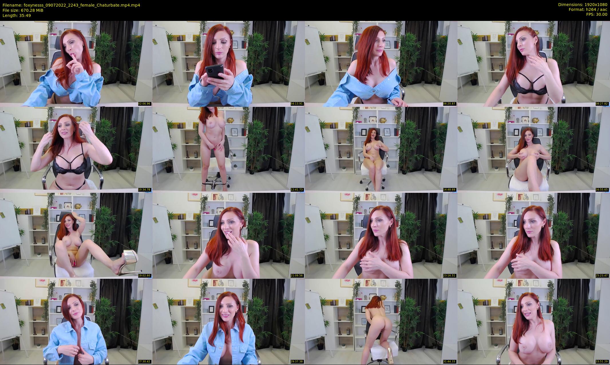 foxynesss — 36 minute Chaturbate female cam show recording, 1080p, Jul 9, 2022
